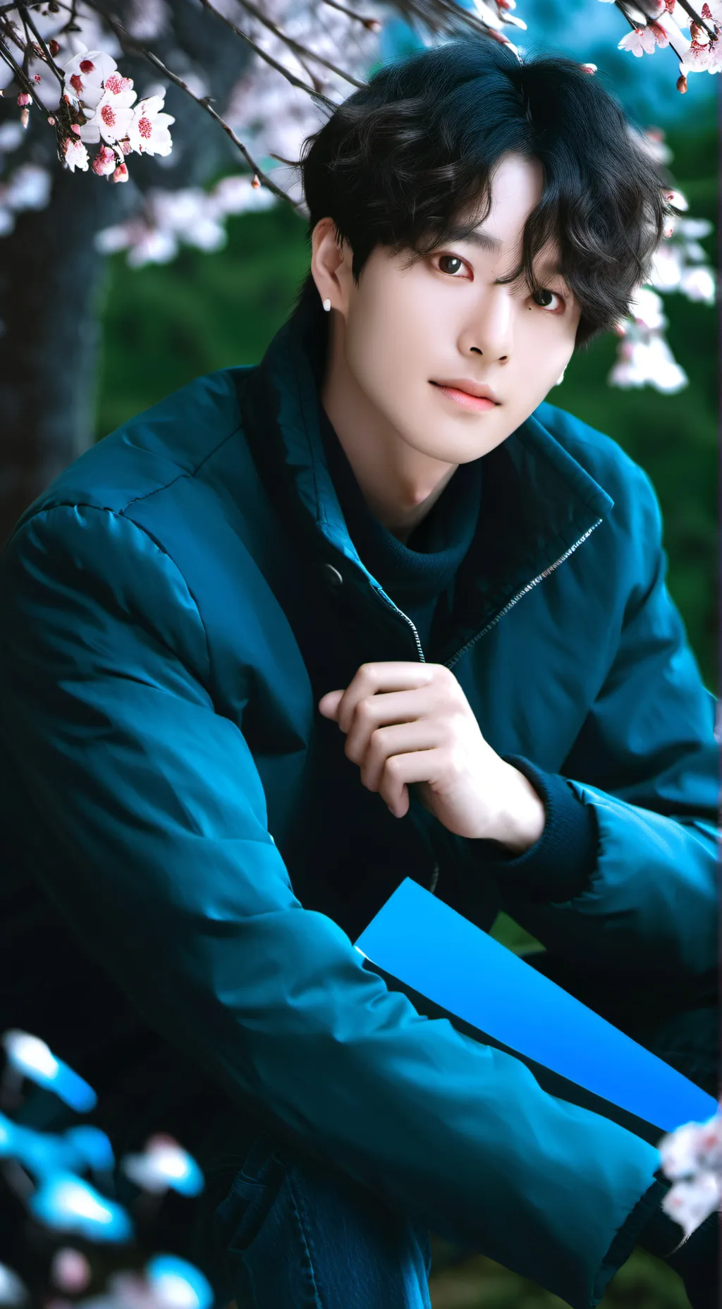 ai character: Jihun  and hunji background