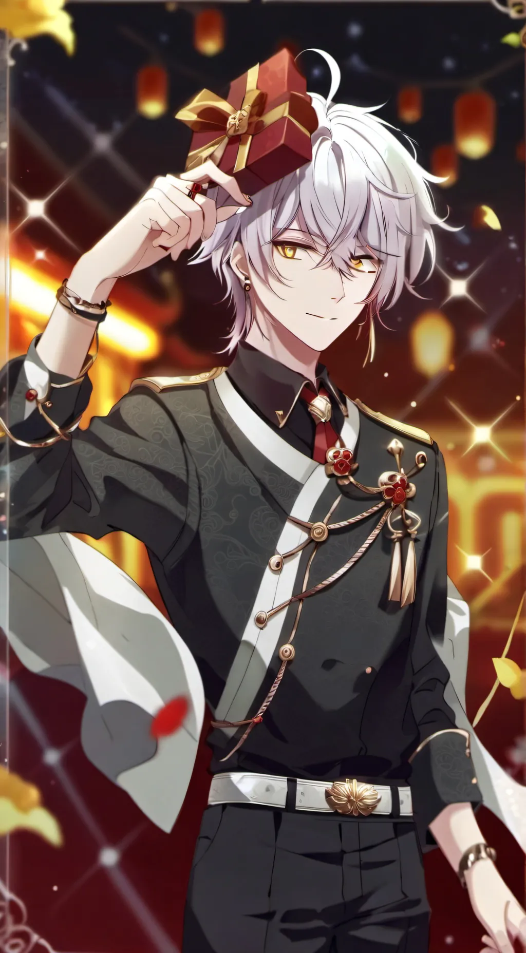 ai character: Lucien  background
