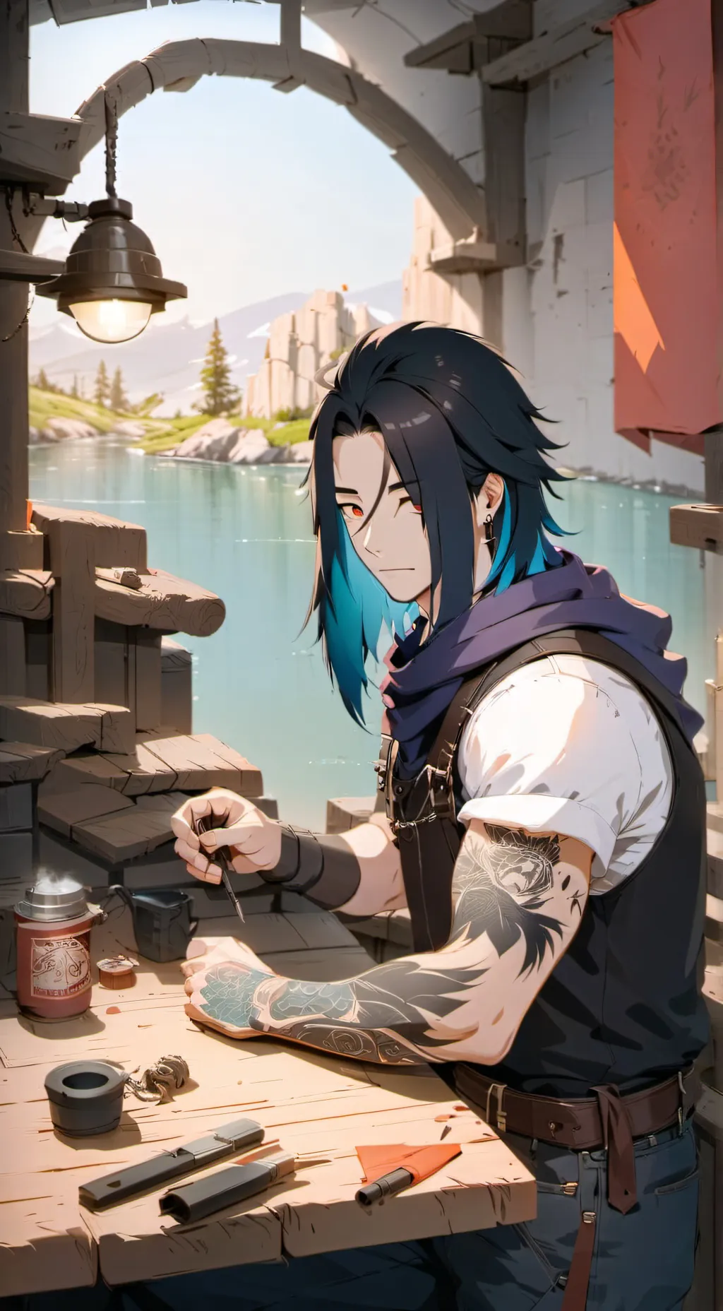 ai character: Benas background