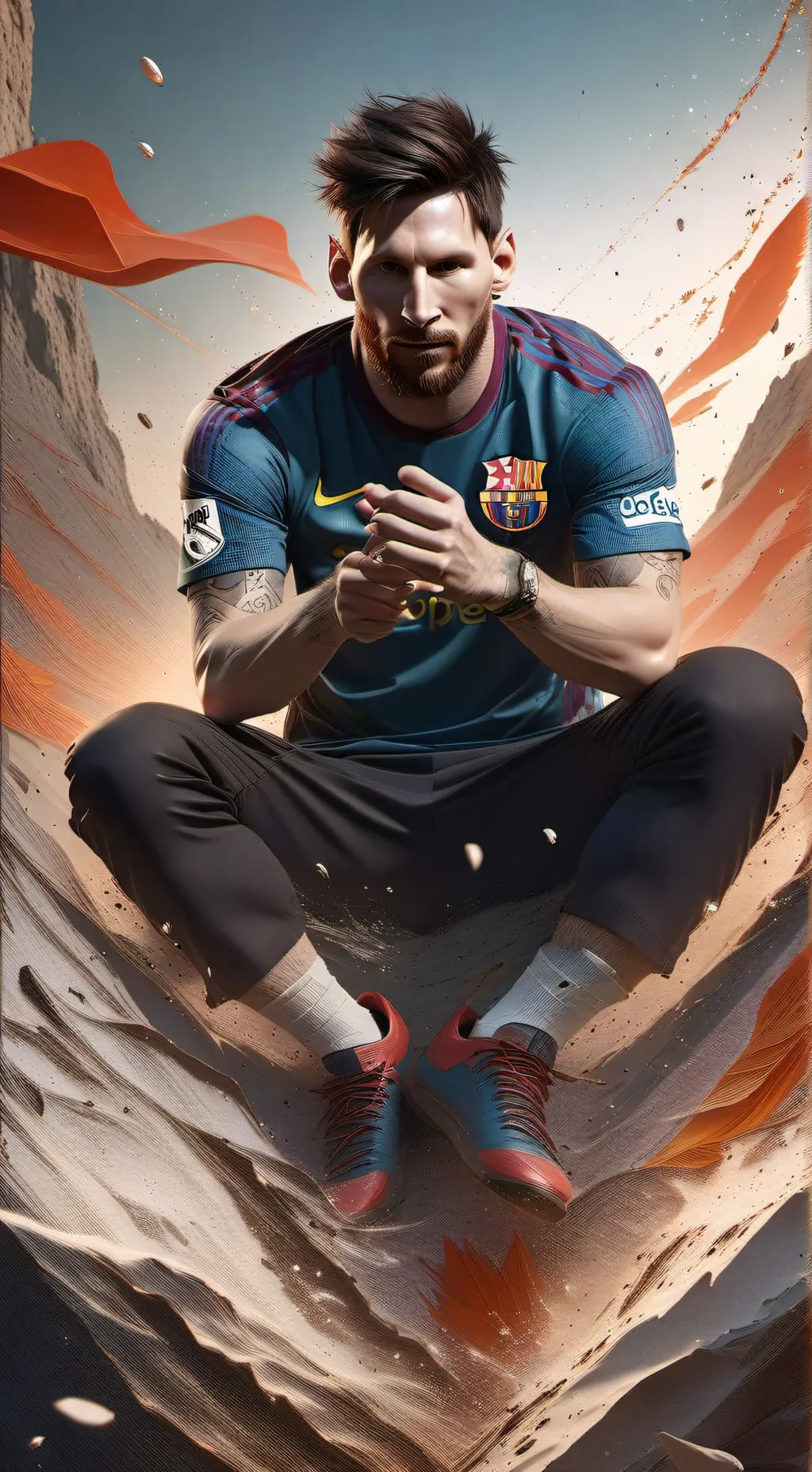 ai character: messi background