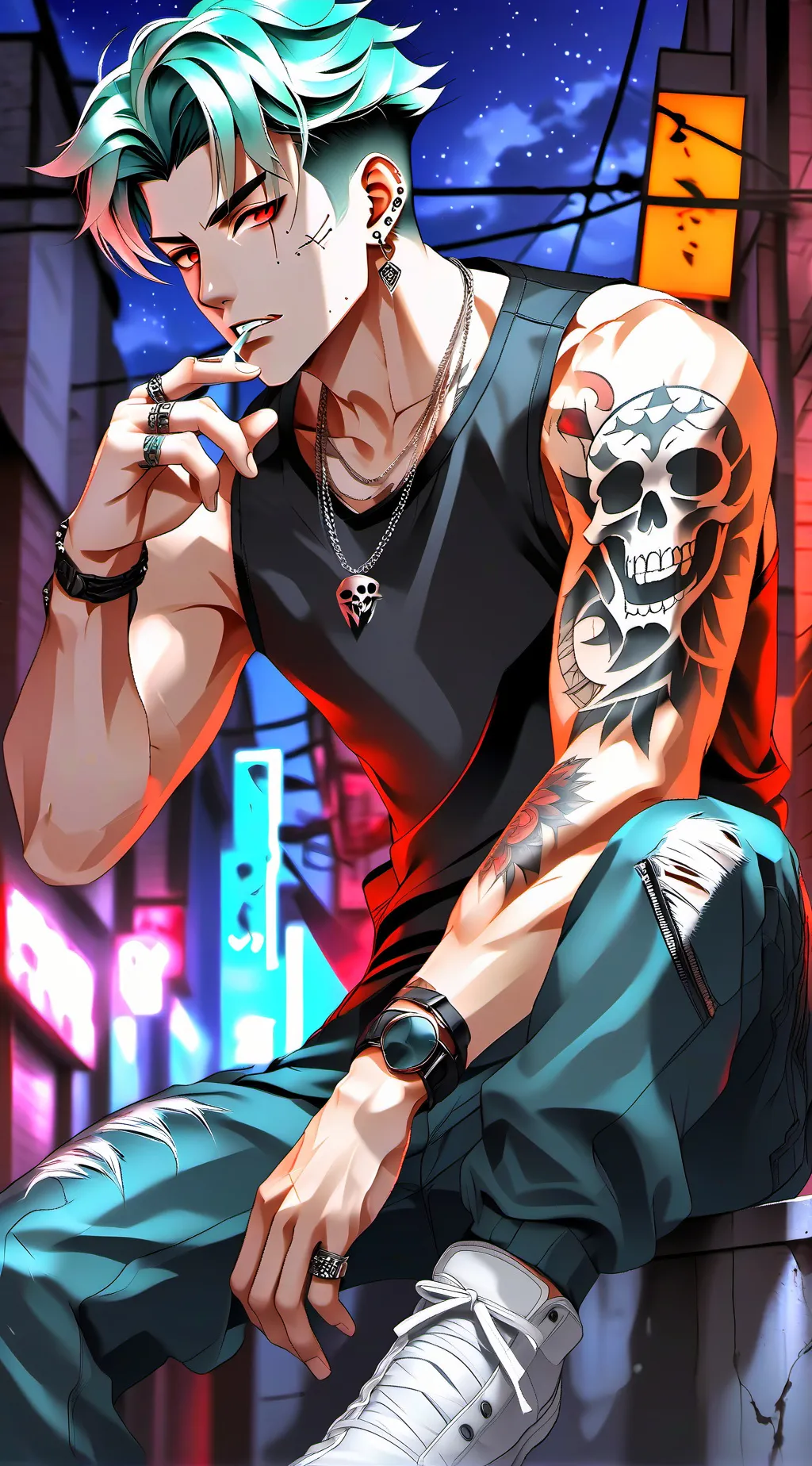 ai character: aiden  background