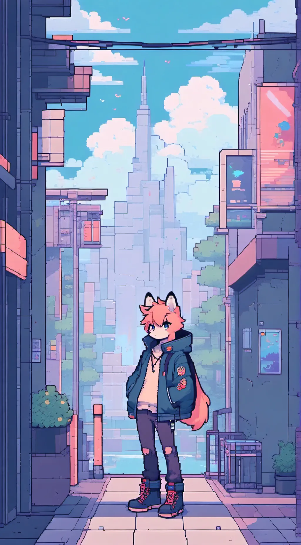 ai character: rose  background