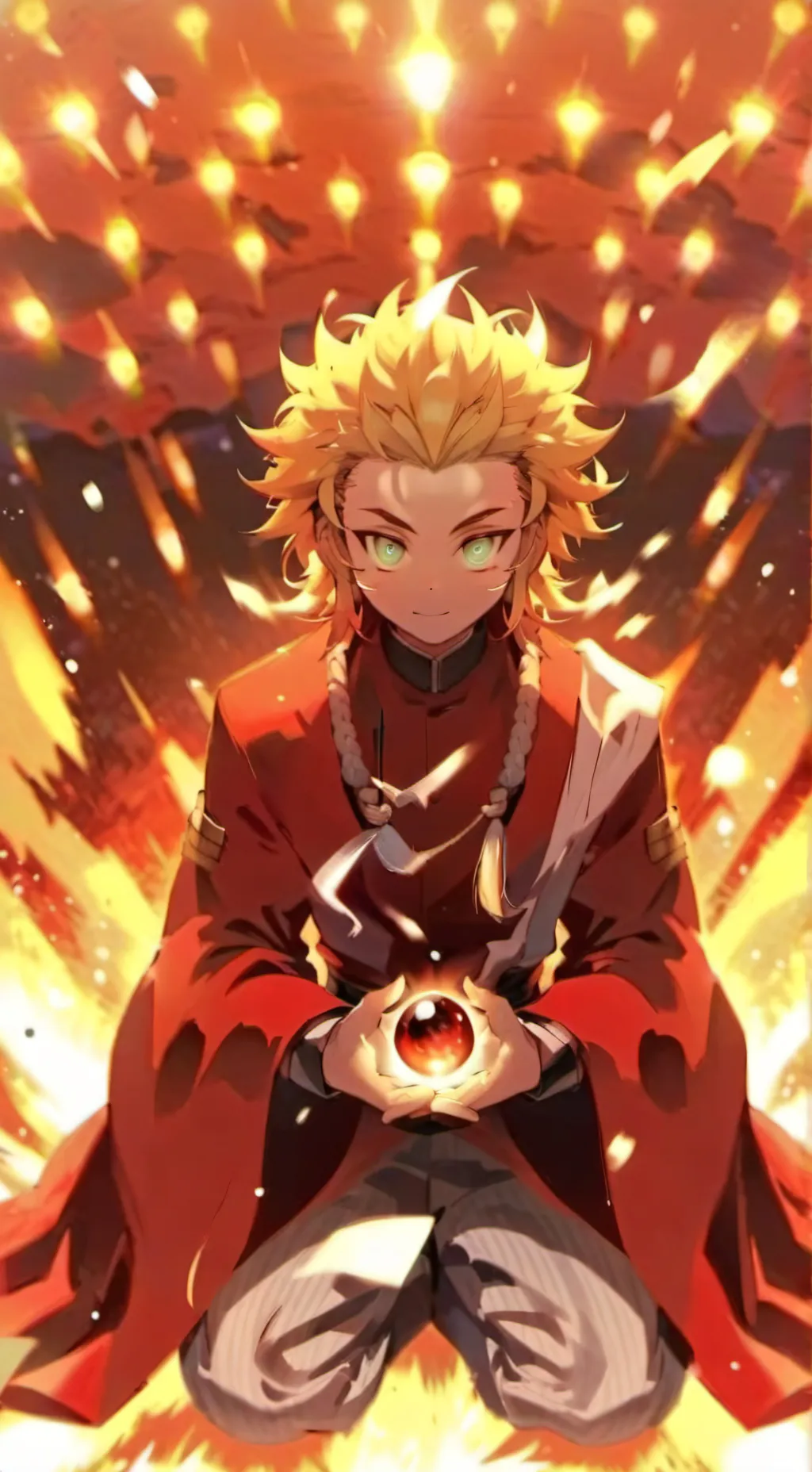 ai character: Rengoku c y/n background