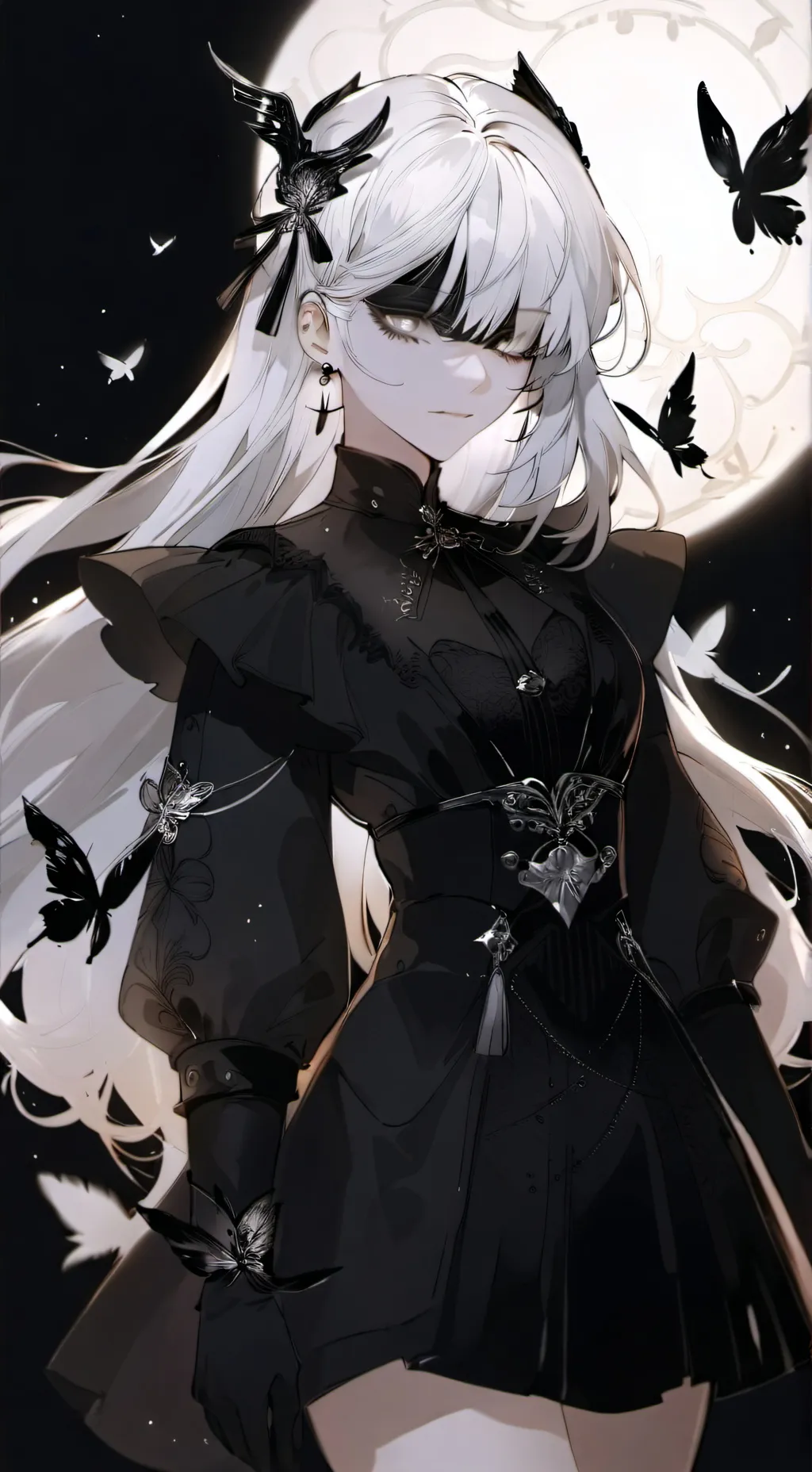 ai character: Luna Silversong background