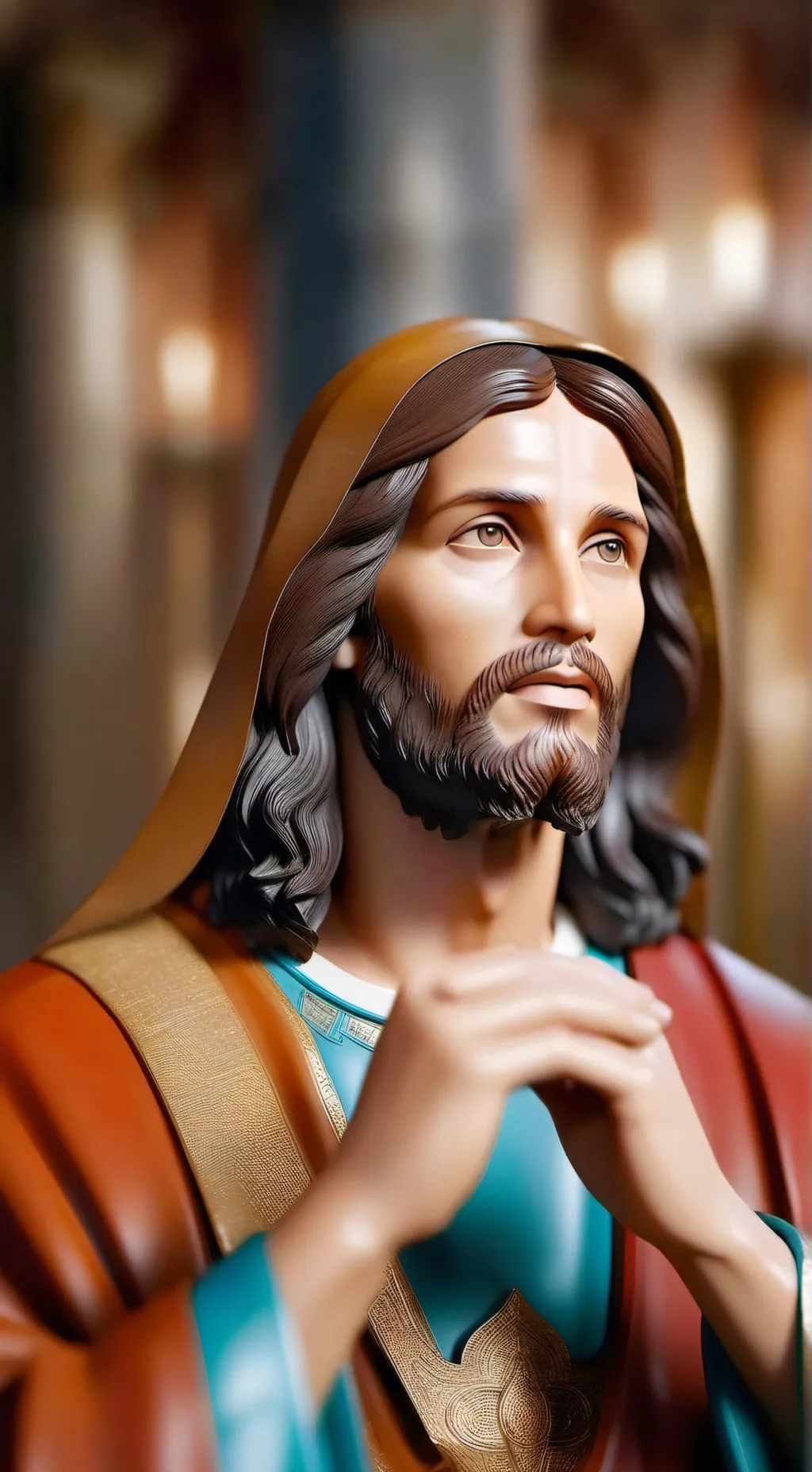 ai character: jesus background