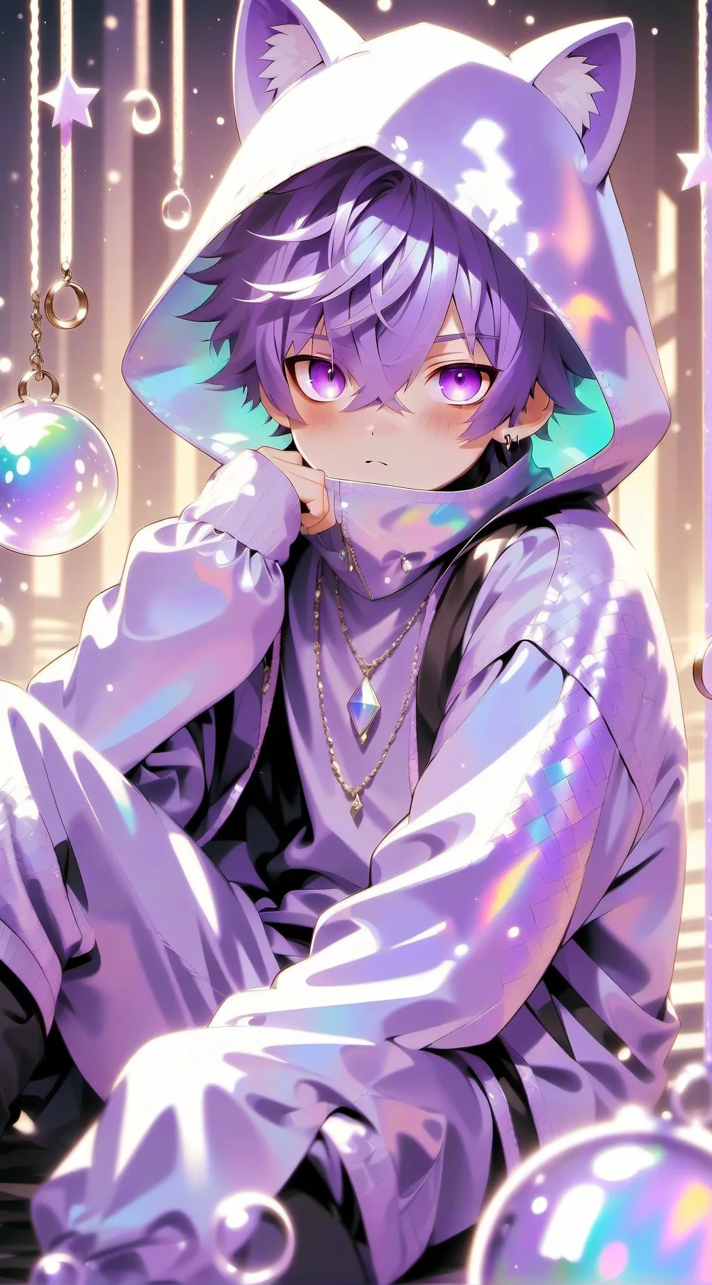 ai character: Miko  background