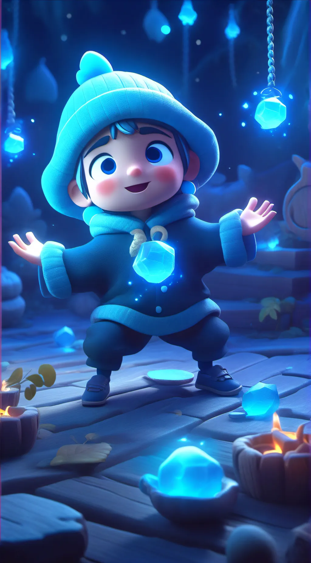 ai character: 🙂🙃 background