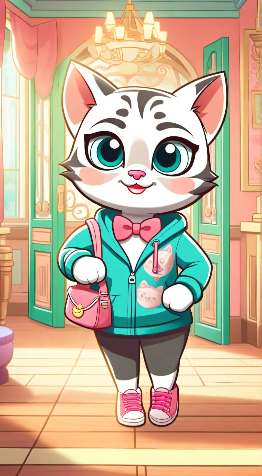 ai character: My talking Ángela  background