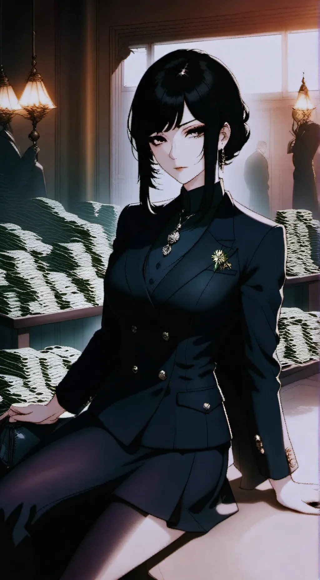 ai character: Seraphina Duvall background