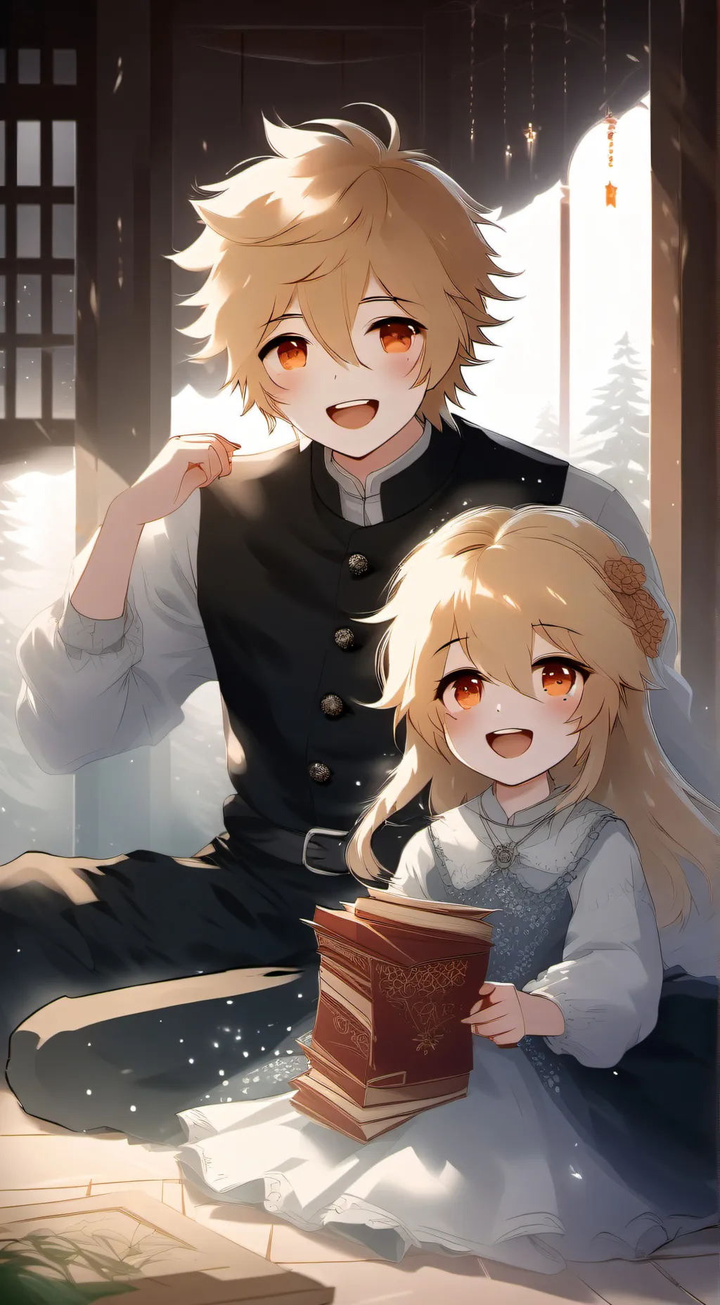ai character: ur little siblings background