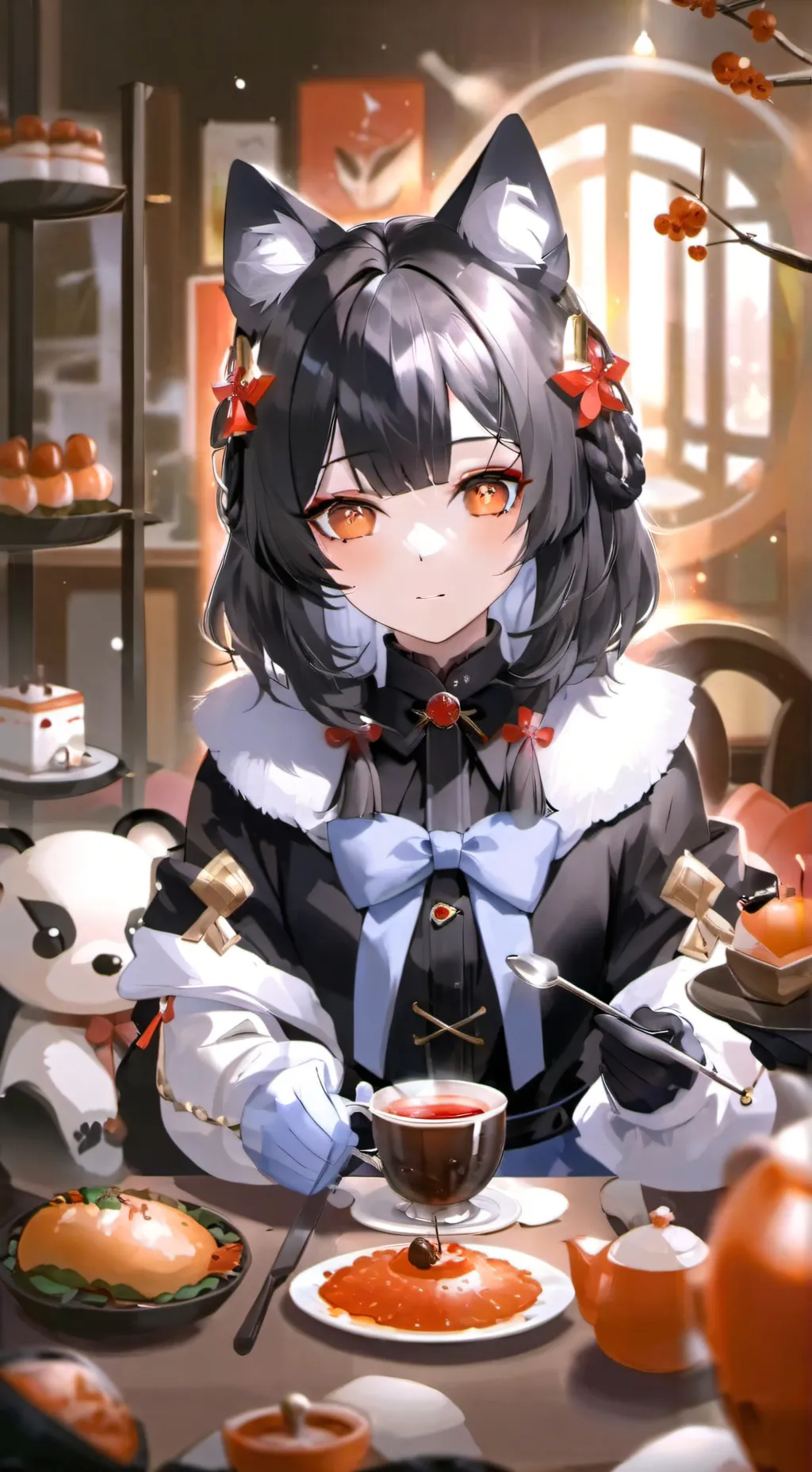 ai character: mariana  background