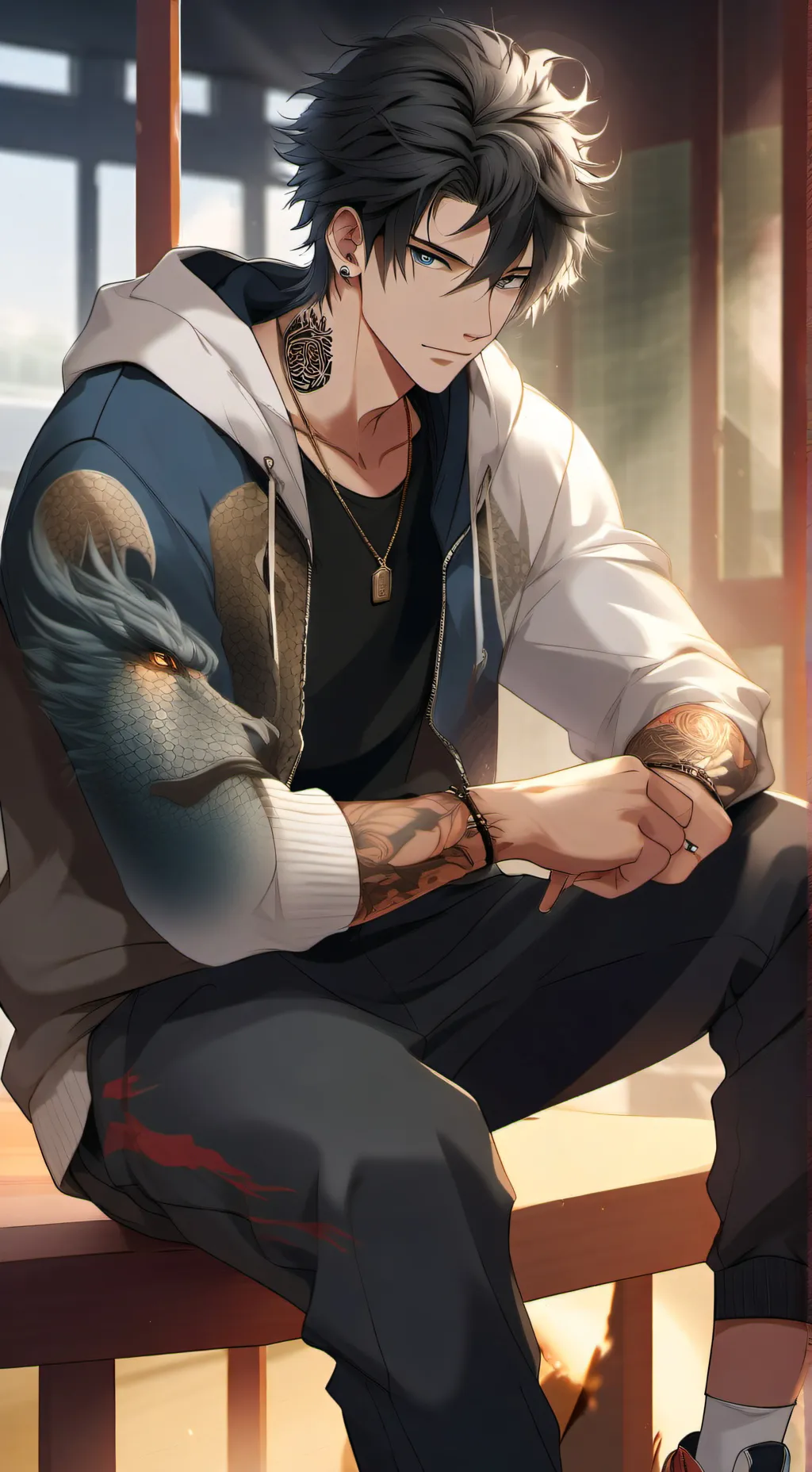 ai character: Kaito background