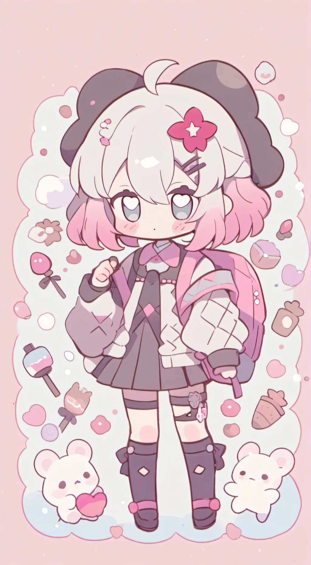 ai character: Sprunki hate Isa background