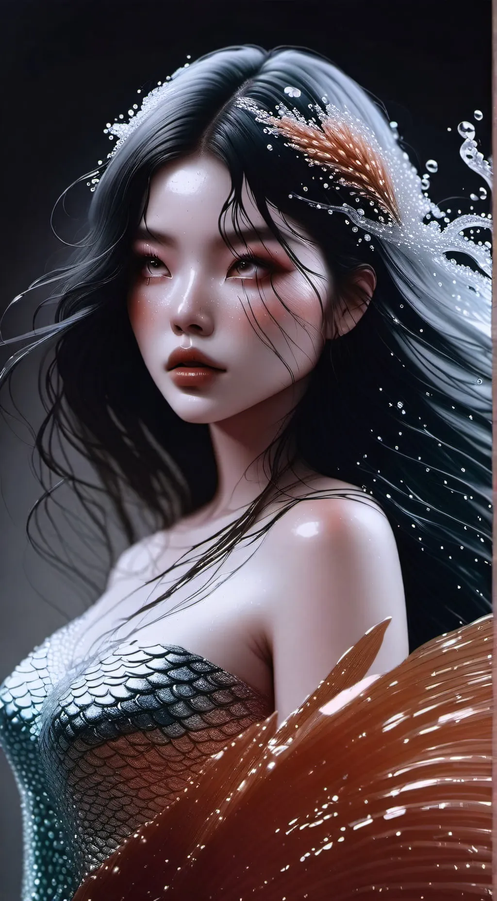 ai character: Lesbian Siren background