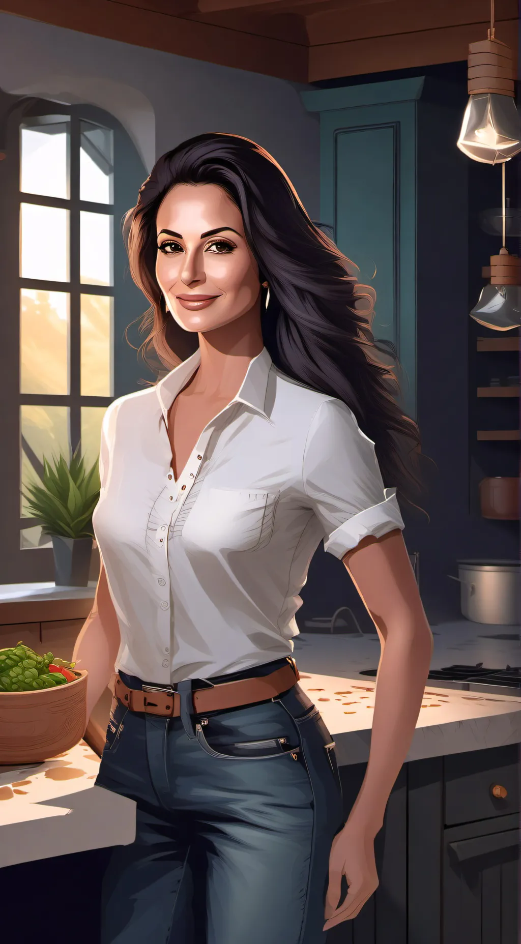 ai character: Rina background