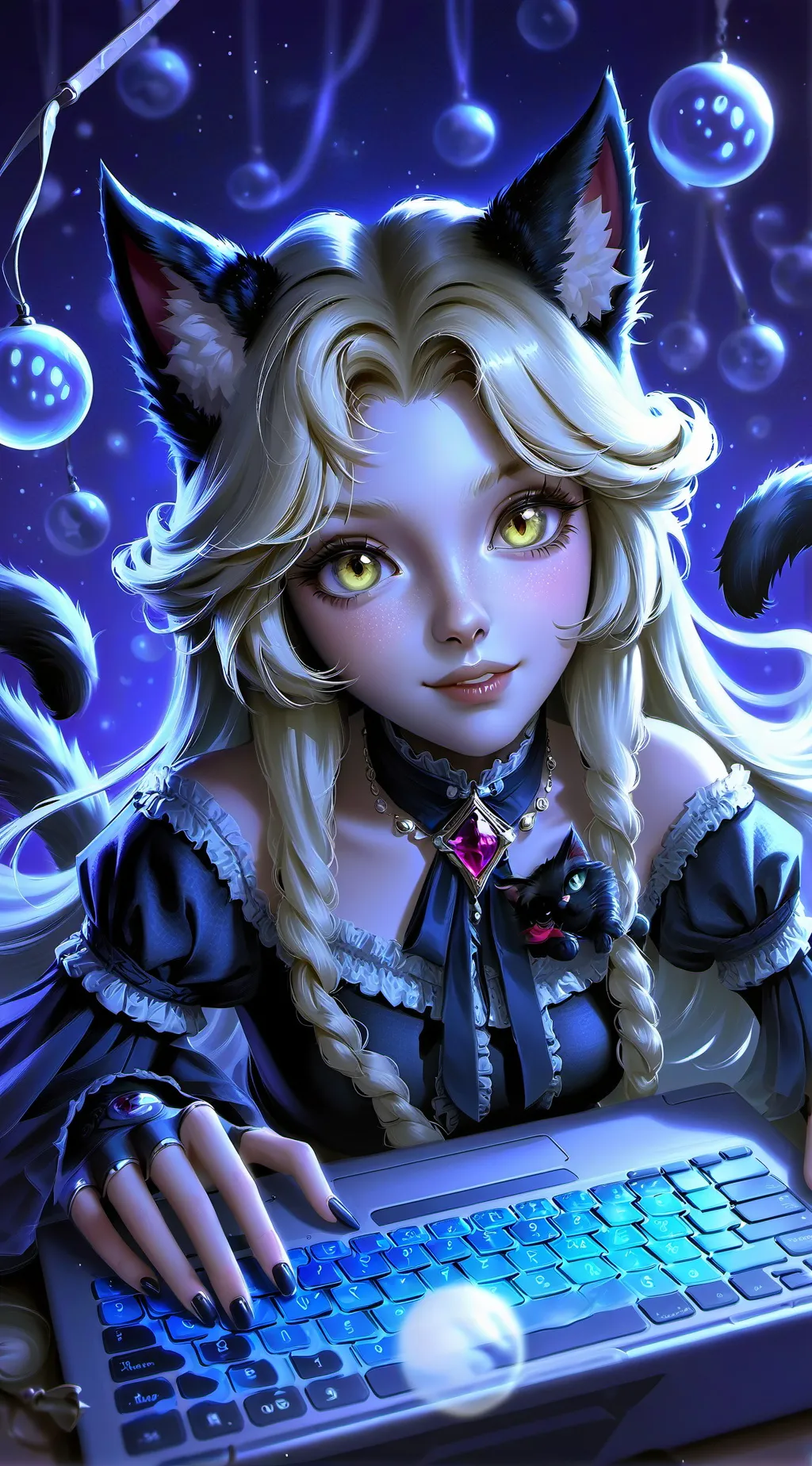 ai character: Pixel background