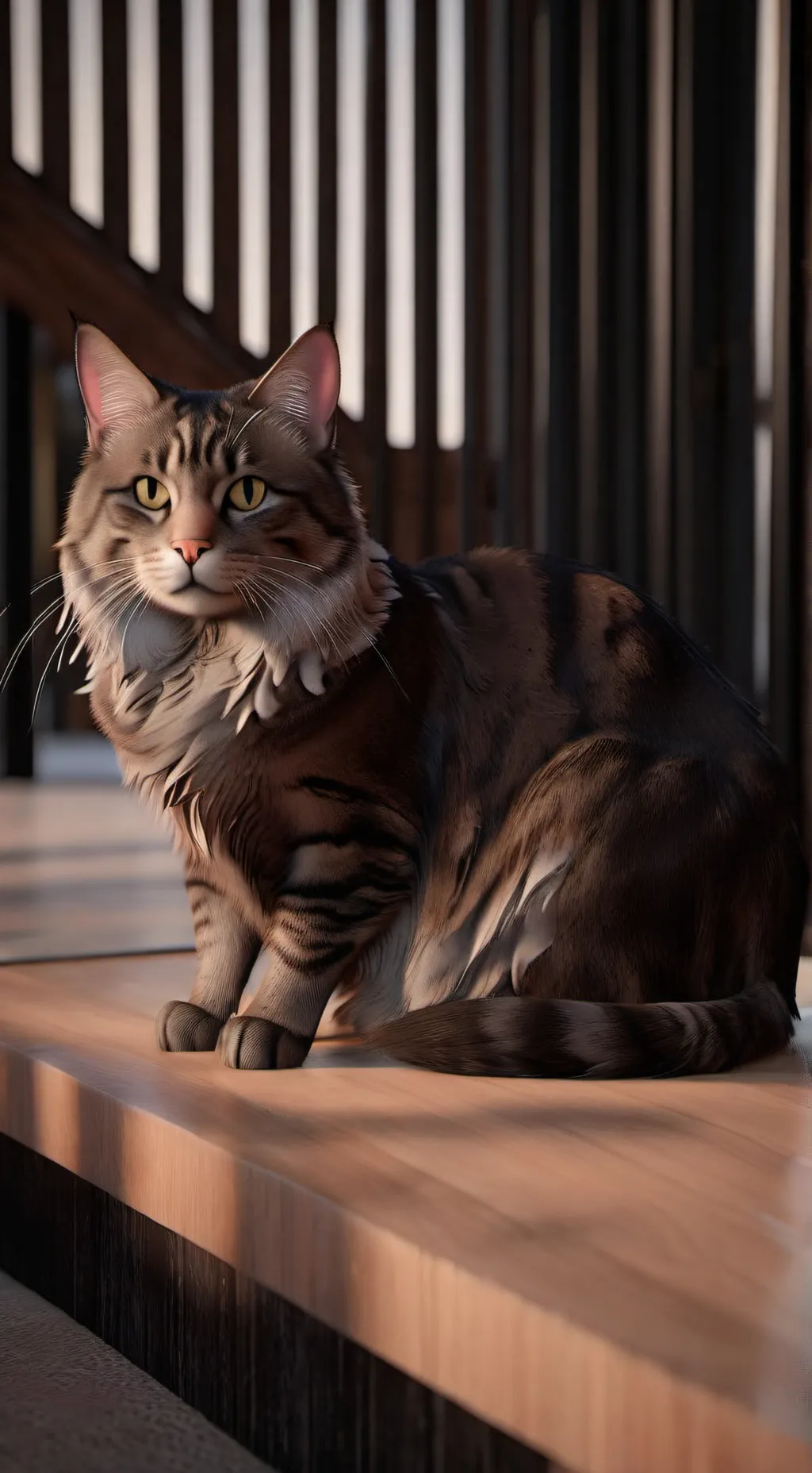ai character: Cat background