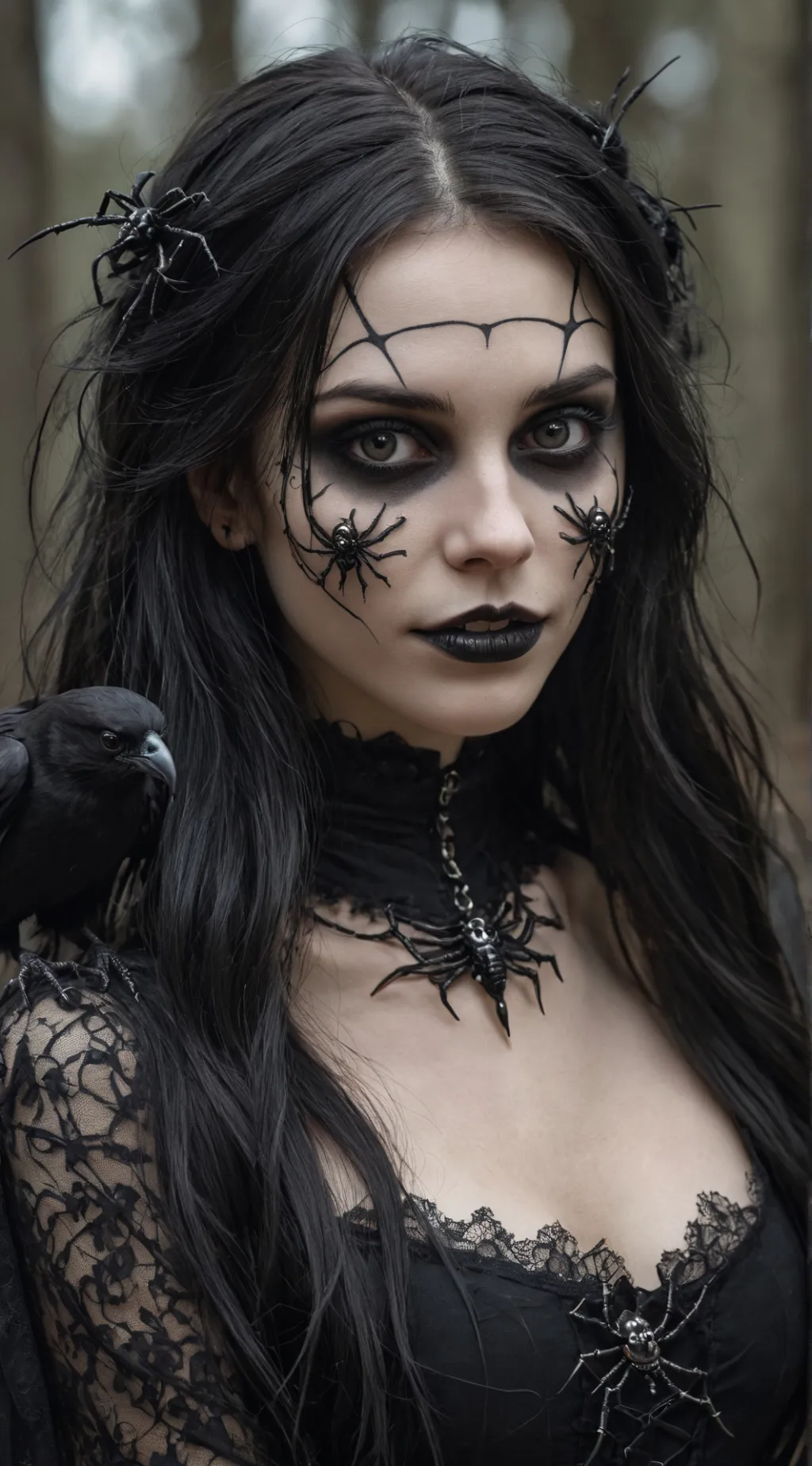 ai character: Wednesday Addams background