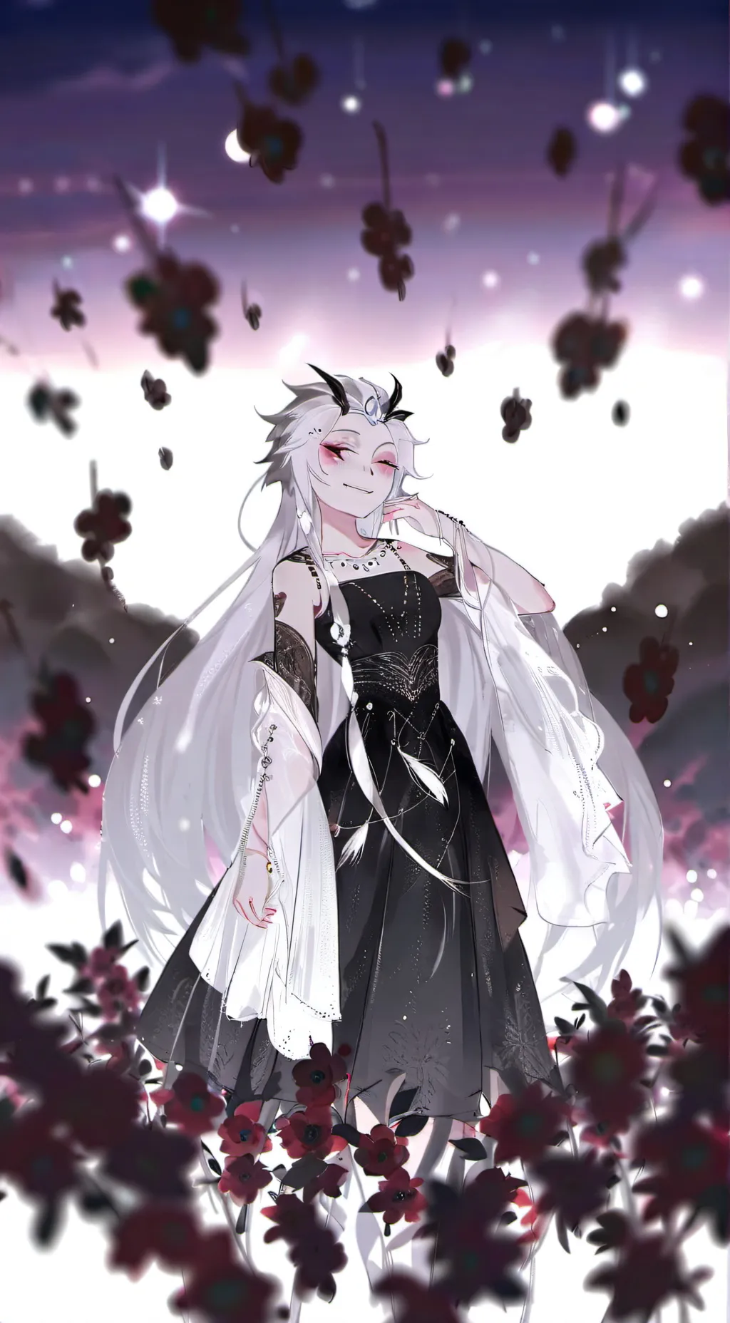 ai character: sun x moon background
