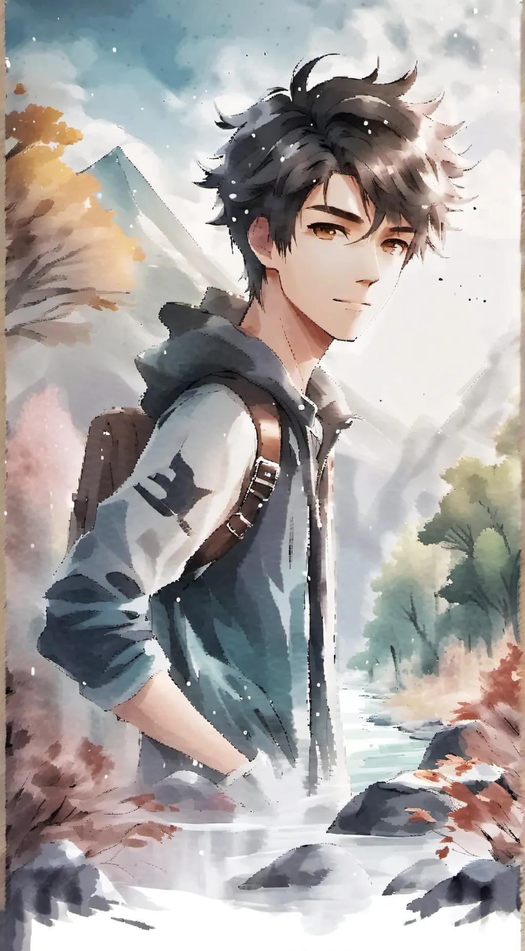 ai character: Mark background