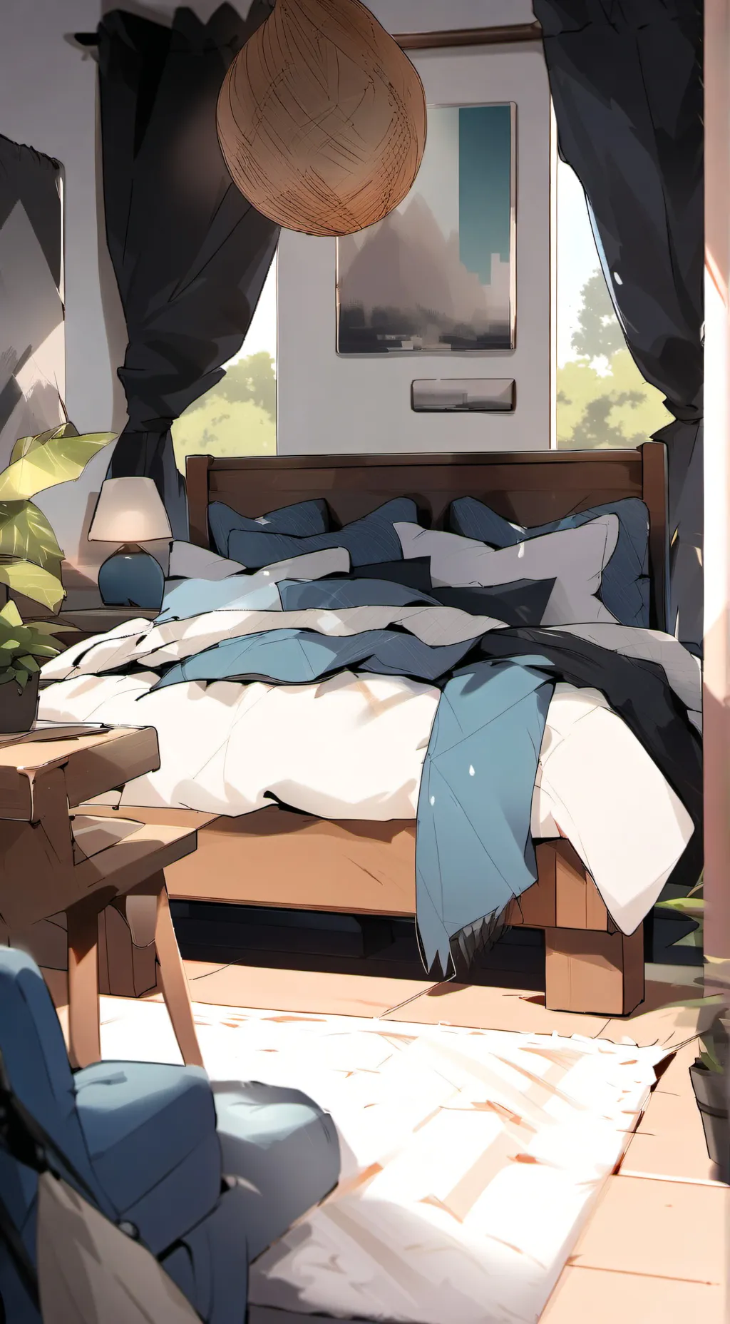 ai character: School trip✦ background