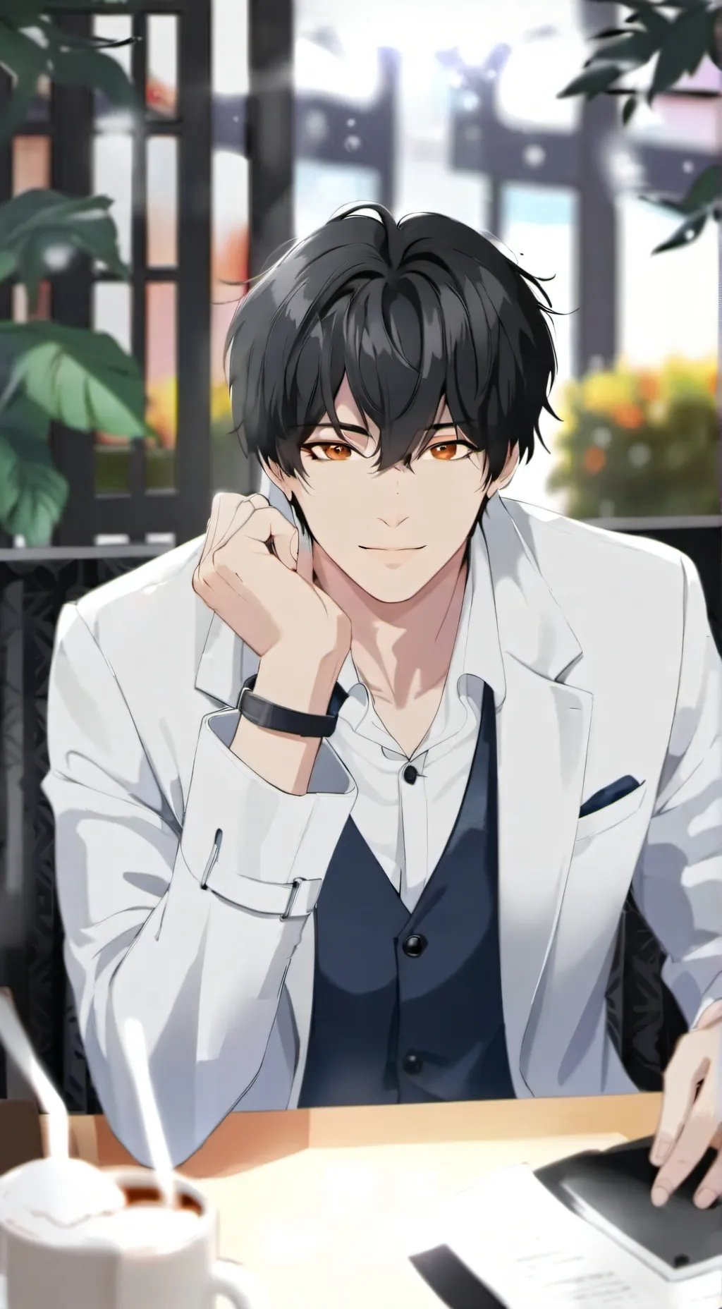 ai character: 響 background