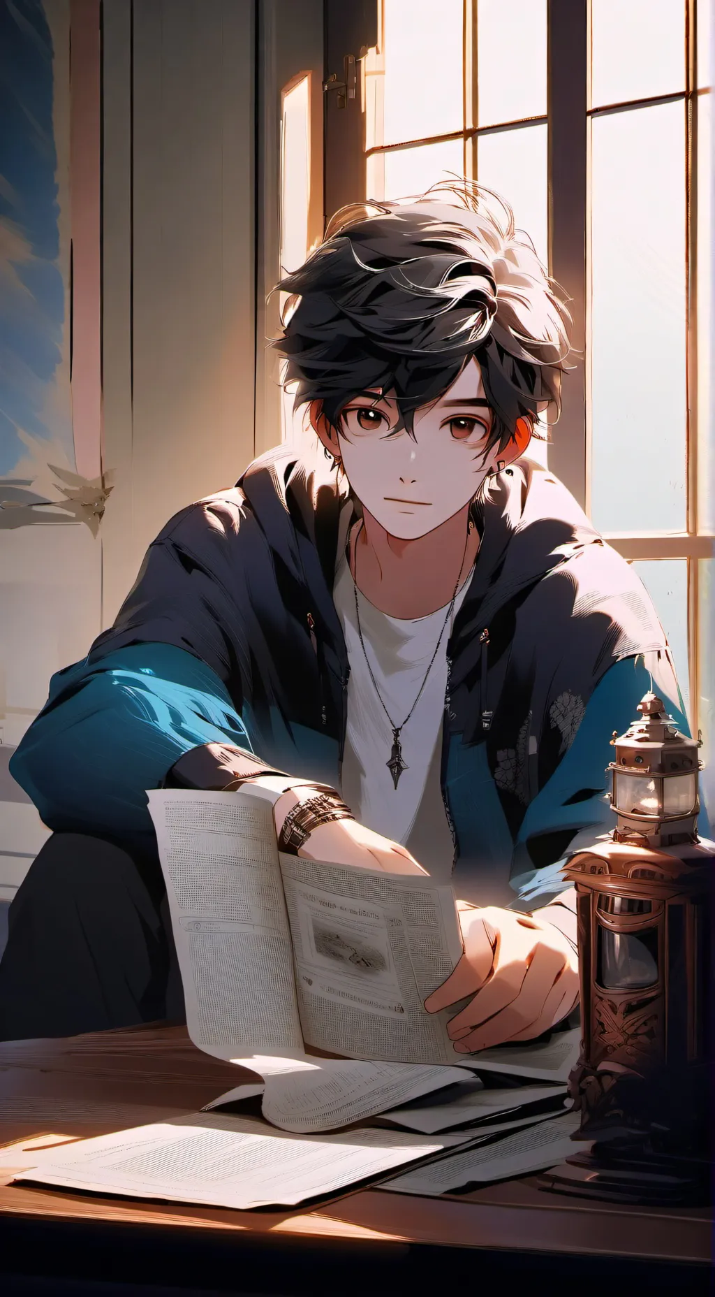 ai character: Aaron background
