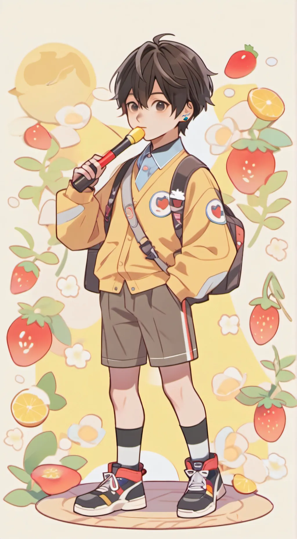 ai character: Maxi🇵🇾 background