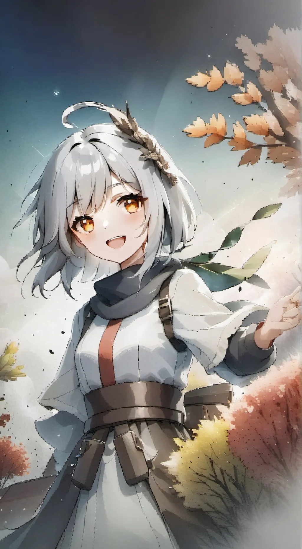 ai character: Alicia y any background