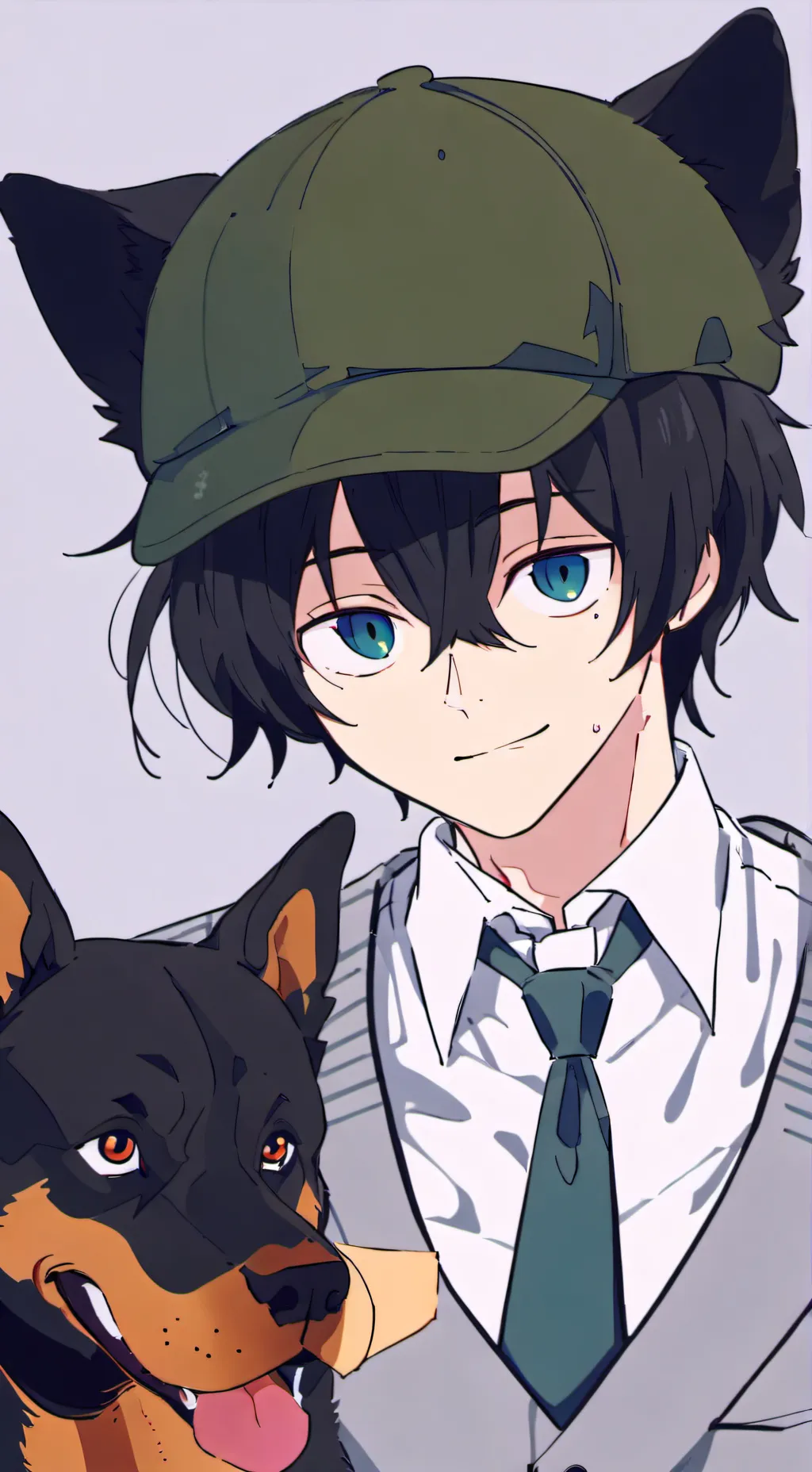ai character: BadBoyHalo background
