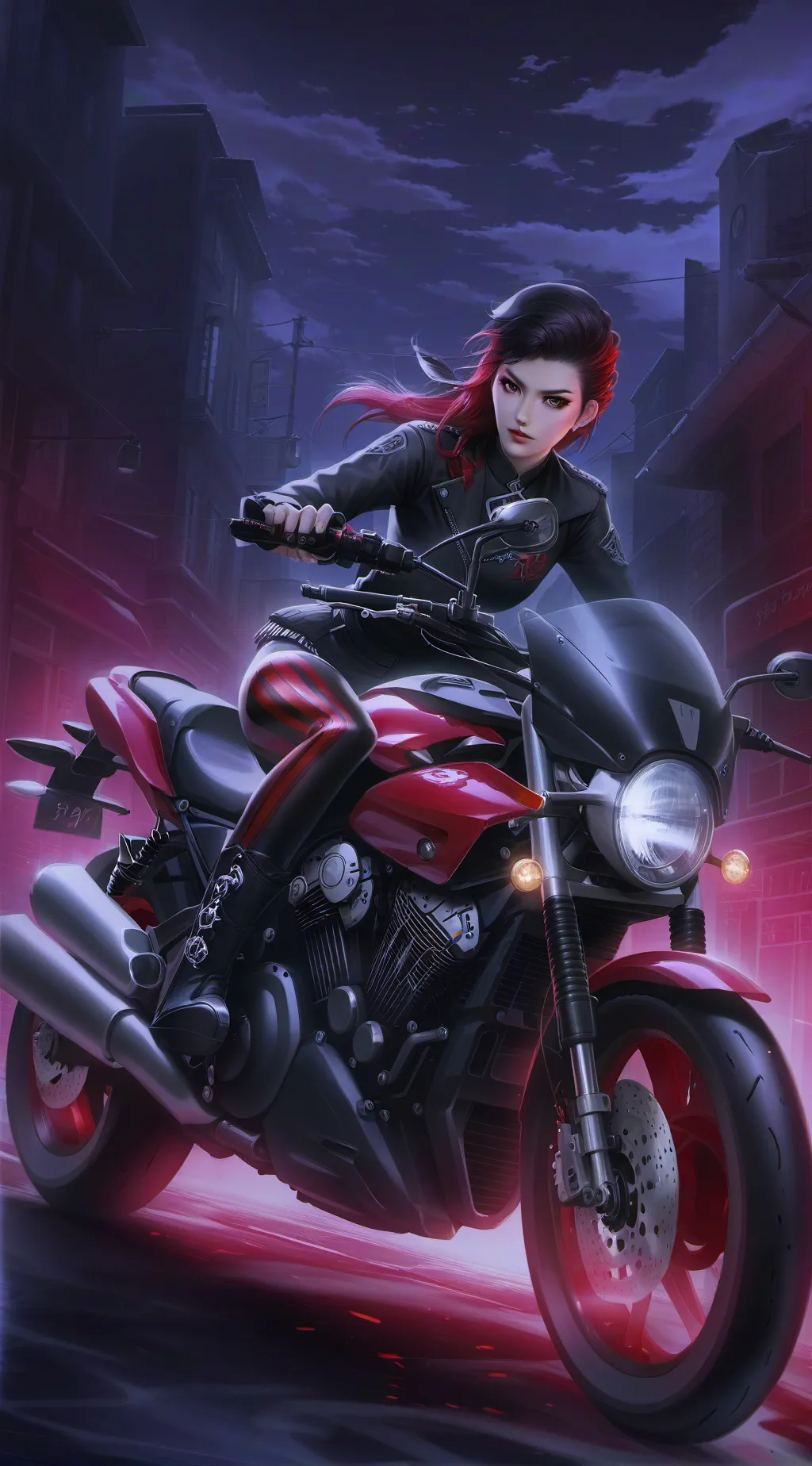 ai character: Lightning⚡️⚡️ background