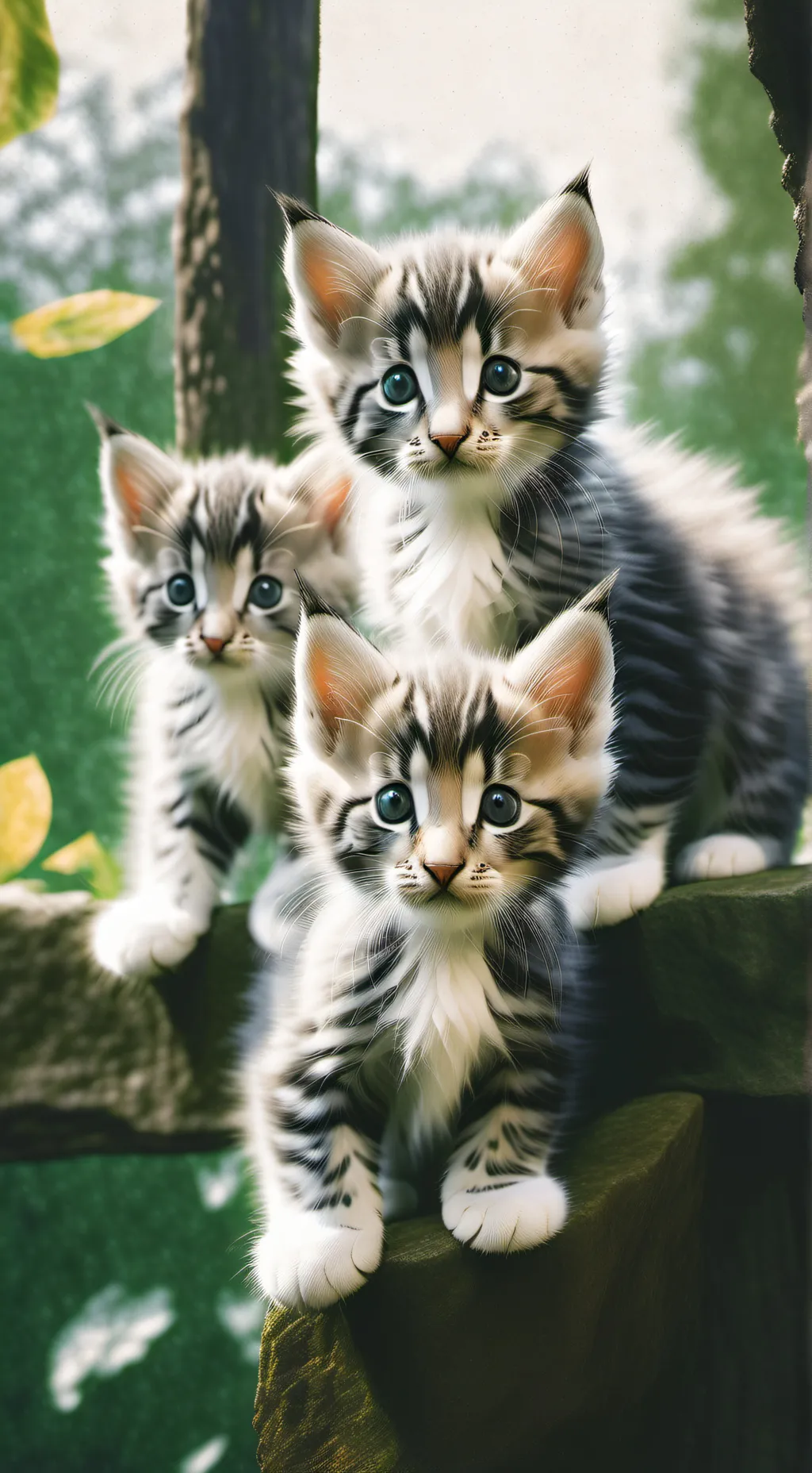 ai character: Kittens  background