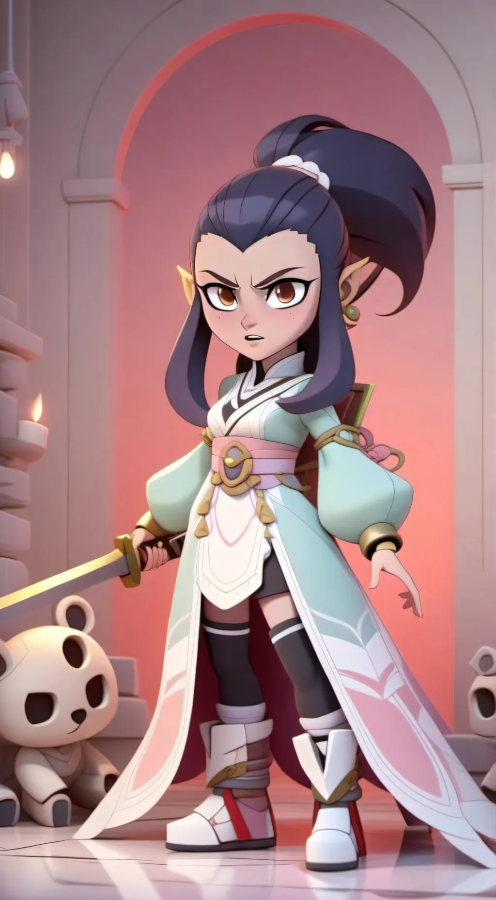 ai character: rise karia background