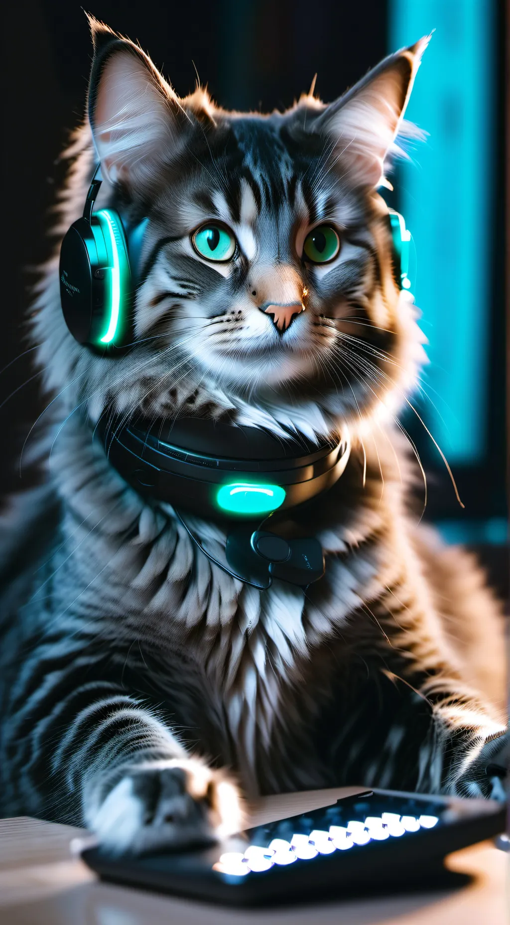 ai character: MeowTok background
