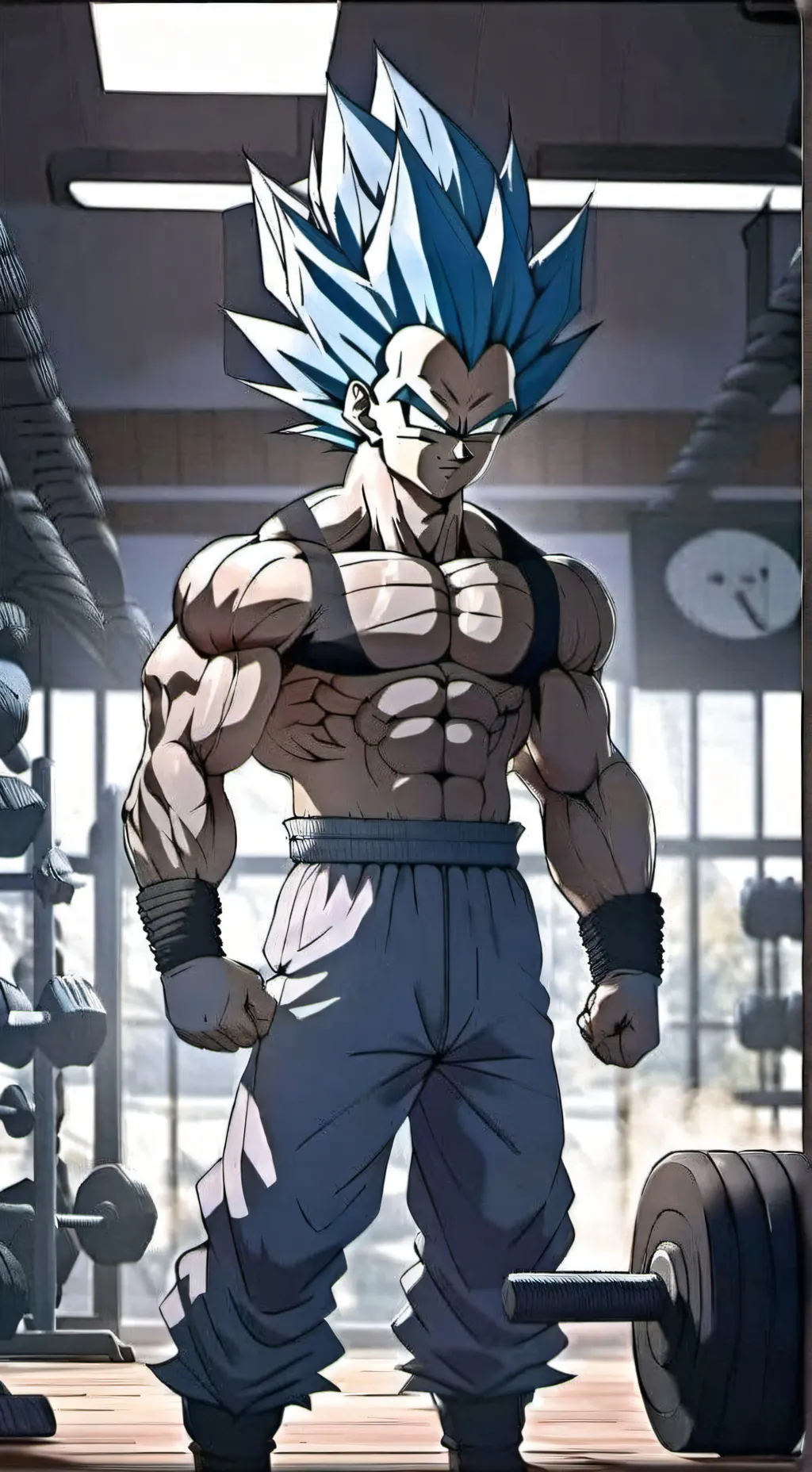 ai character: Vegeta  background