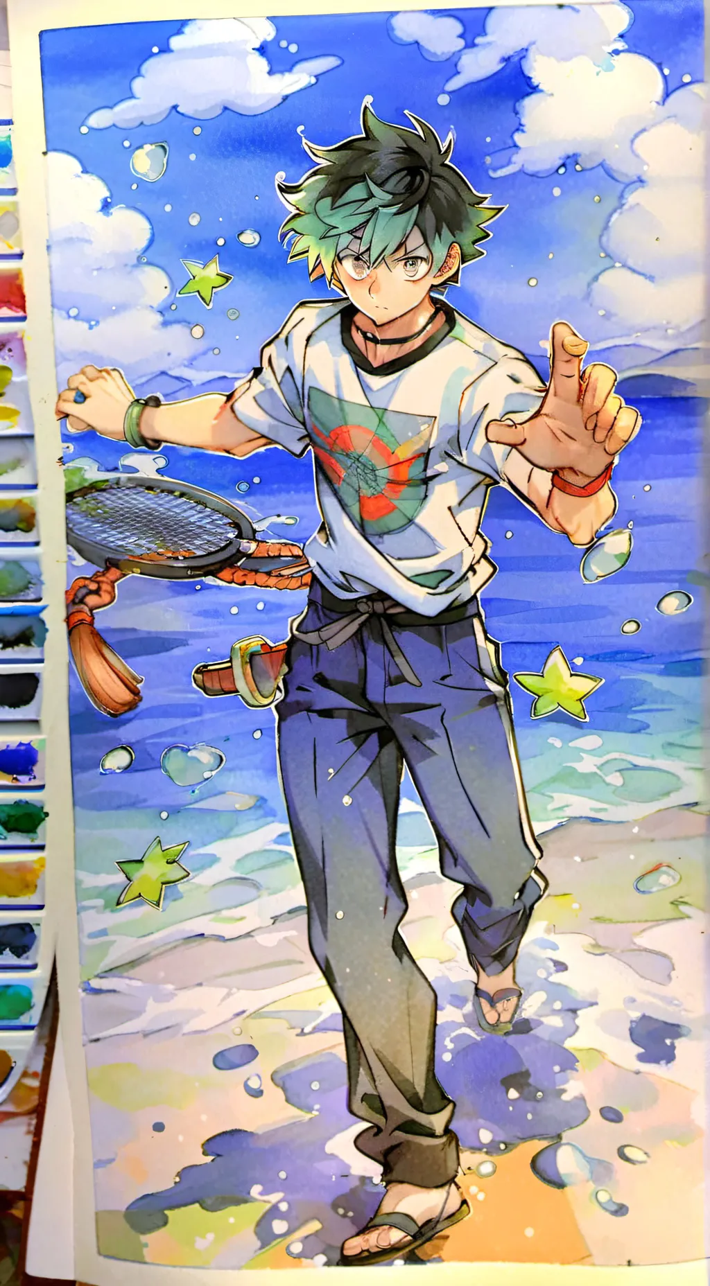 ai character: MHA everyone! background