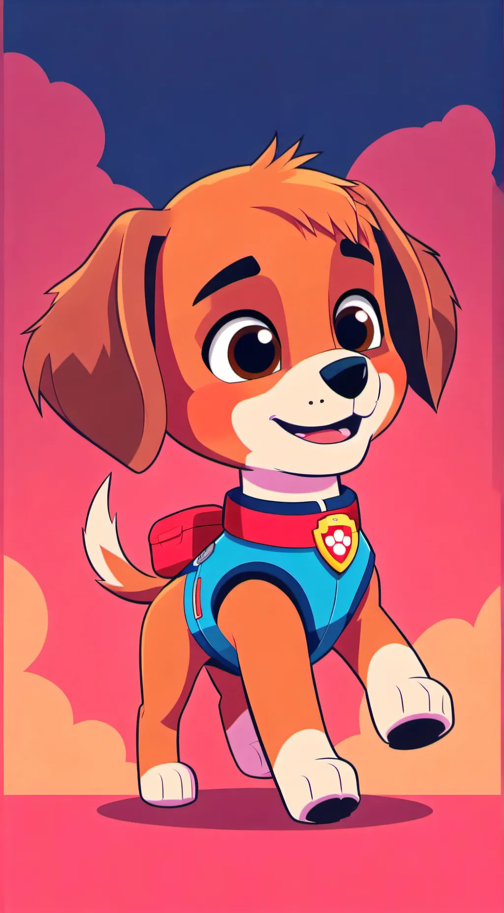 ai character: Skye  background