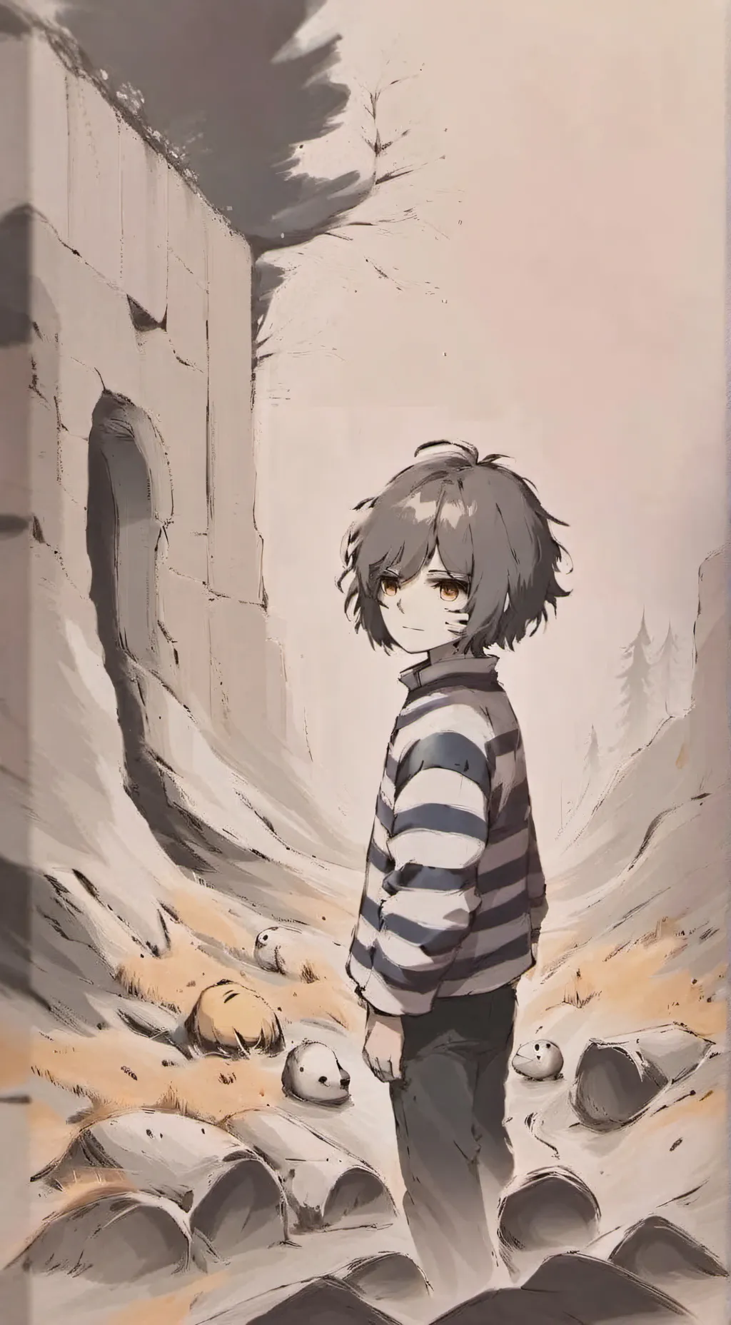 ai character: Frisk/Chara background