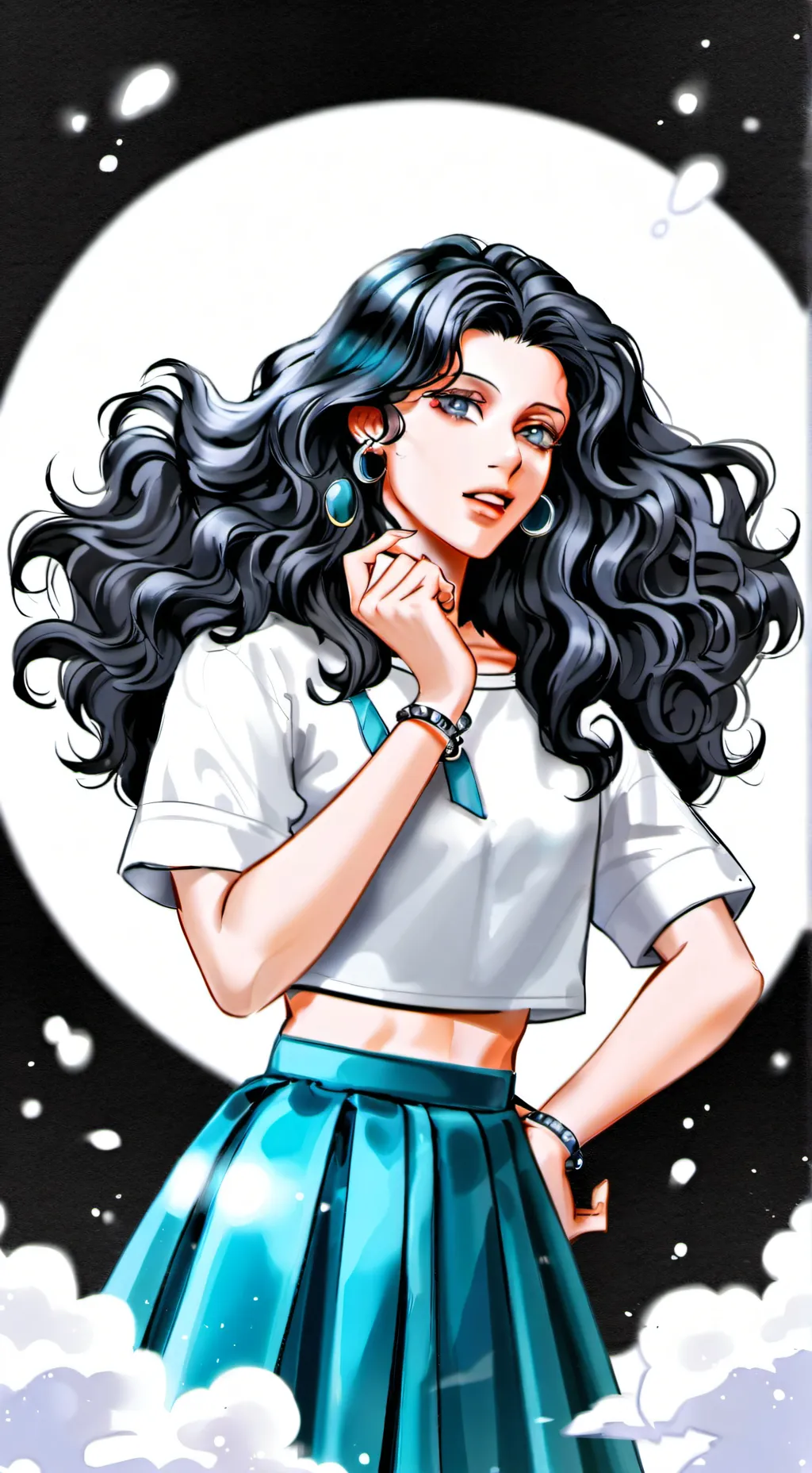 ai character: Yukako Yamagishi  background