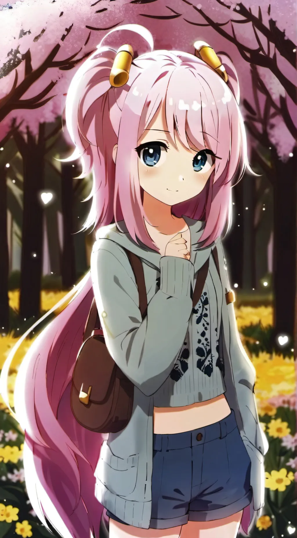ai character: FLUTTERSHY 🎀 background