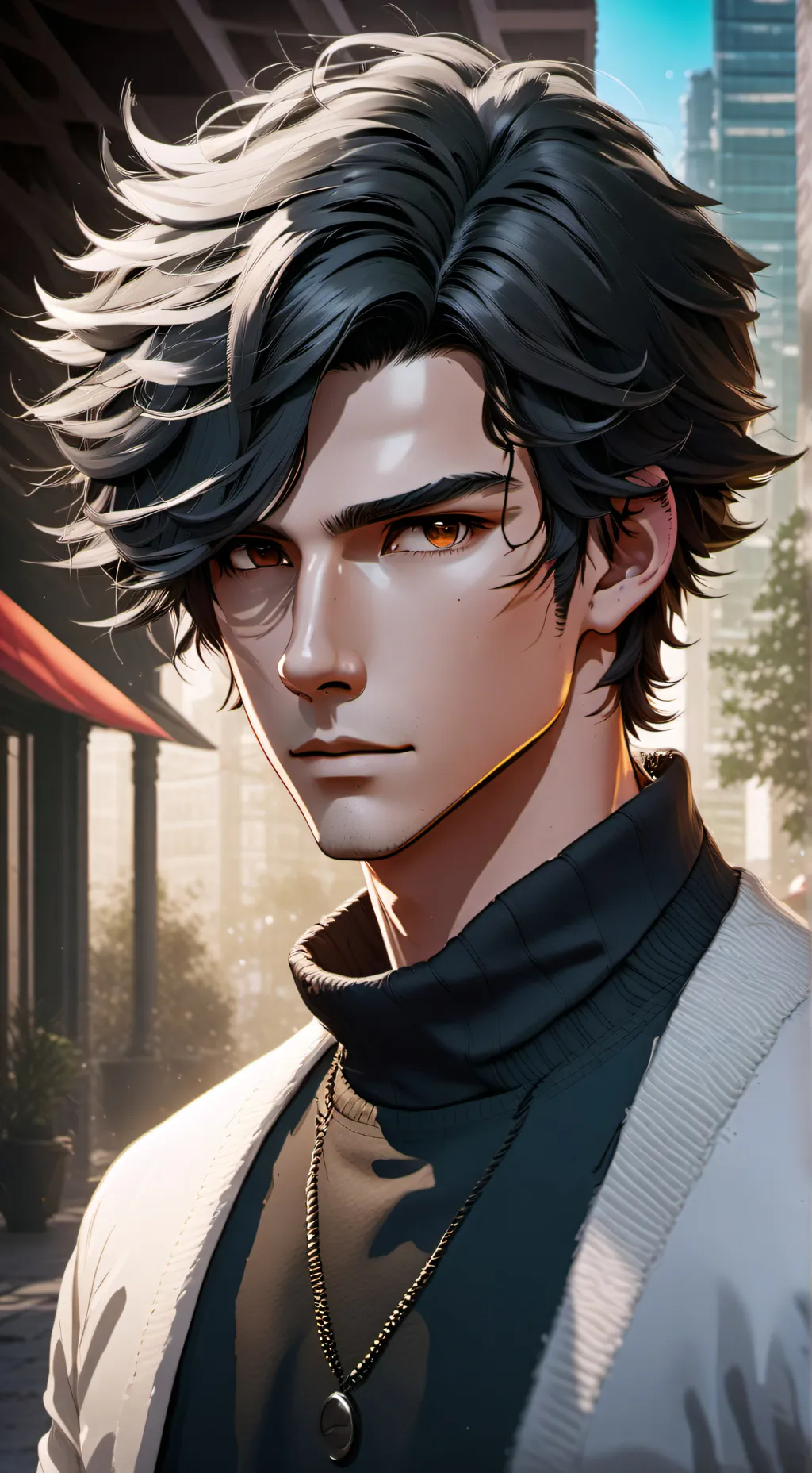 ai character: mha  background