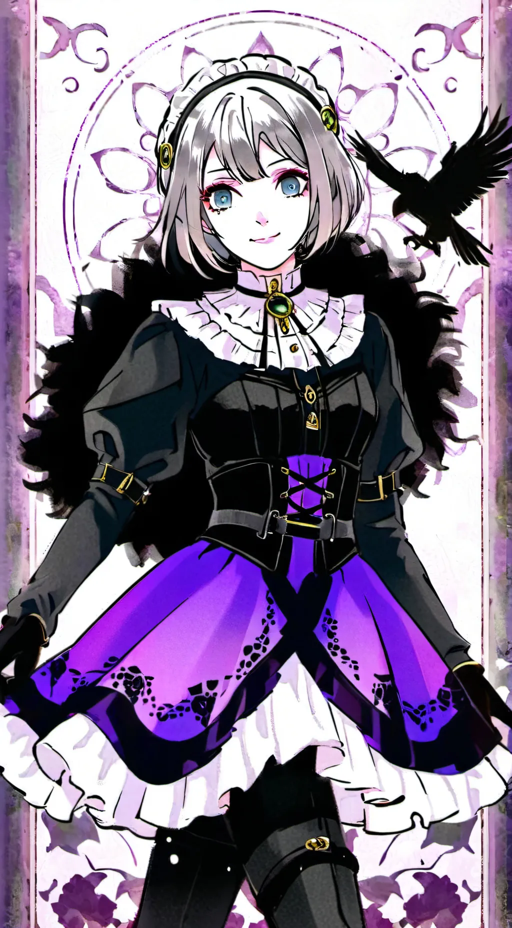 ai character: Violette background