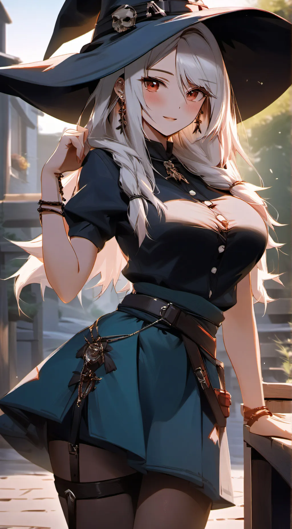 ai character: Aurora background