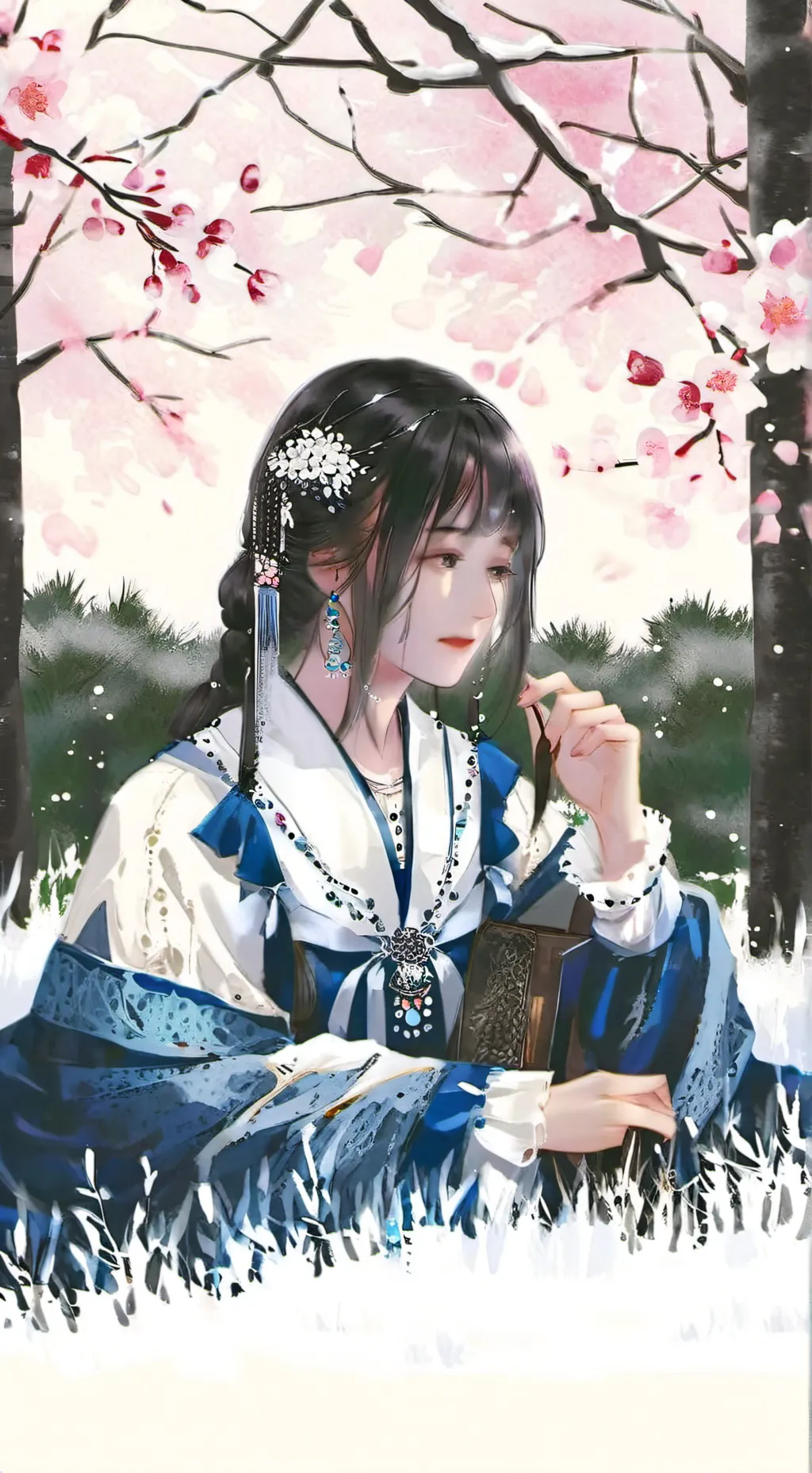 ai character: Эбён background