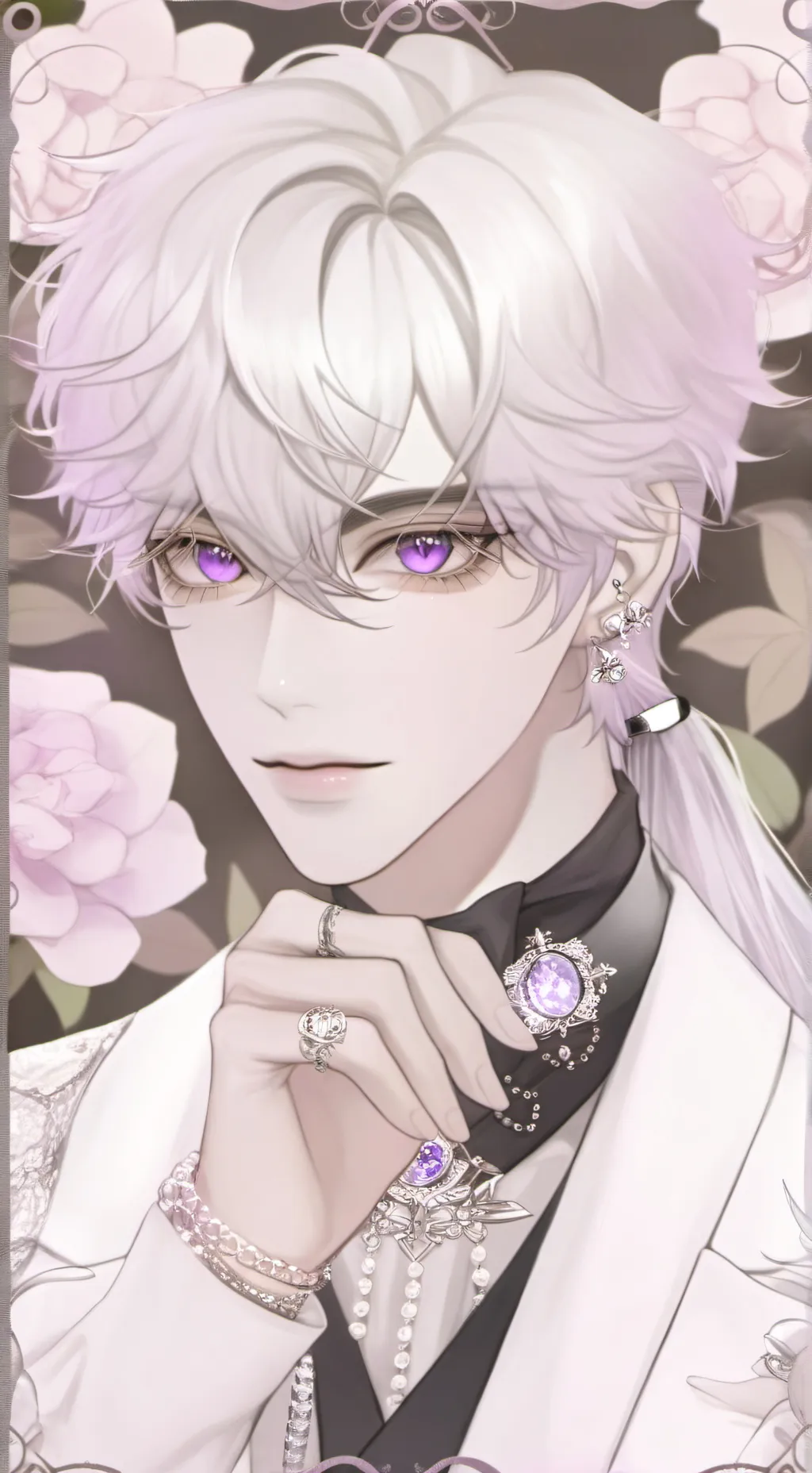 ai character: Moon background