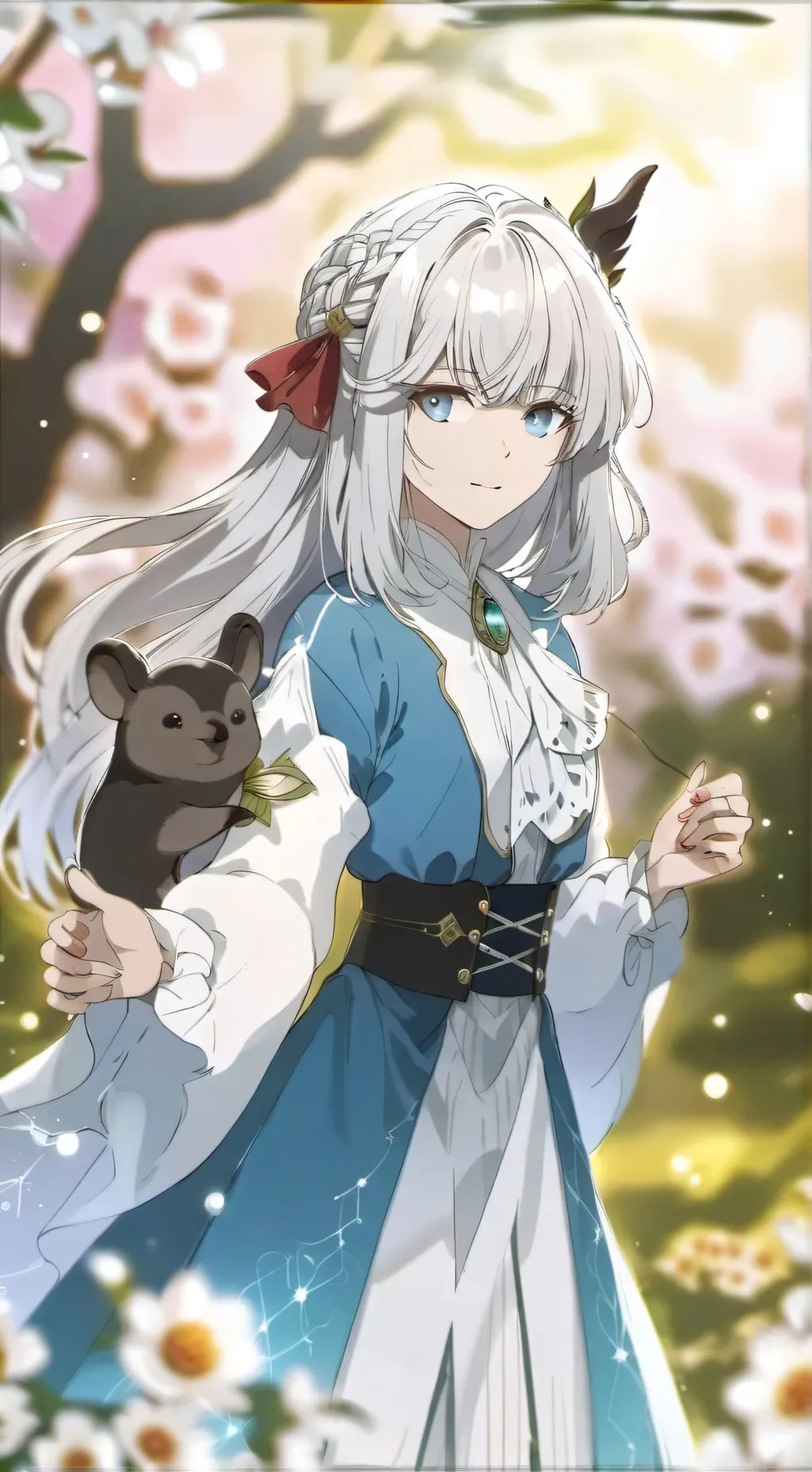 ai character: Monika de Lopez background
