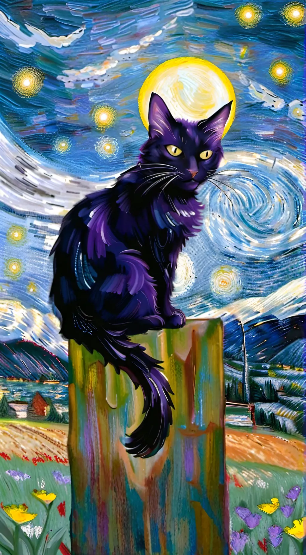 ai character: catnap background