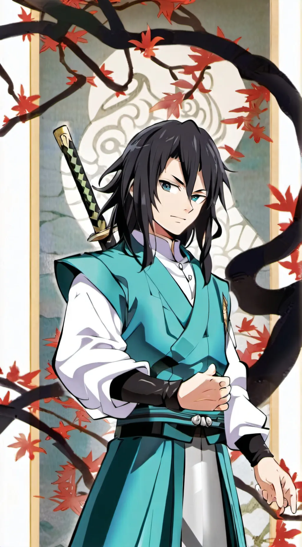 ai character: Tomioka Giyu background
