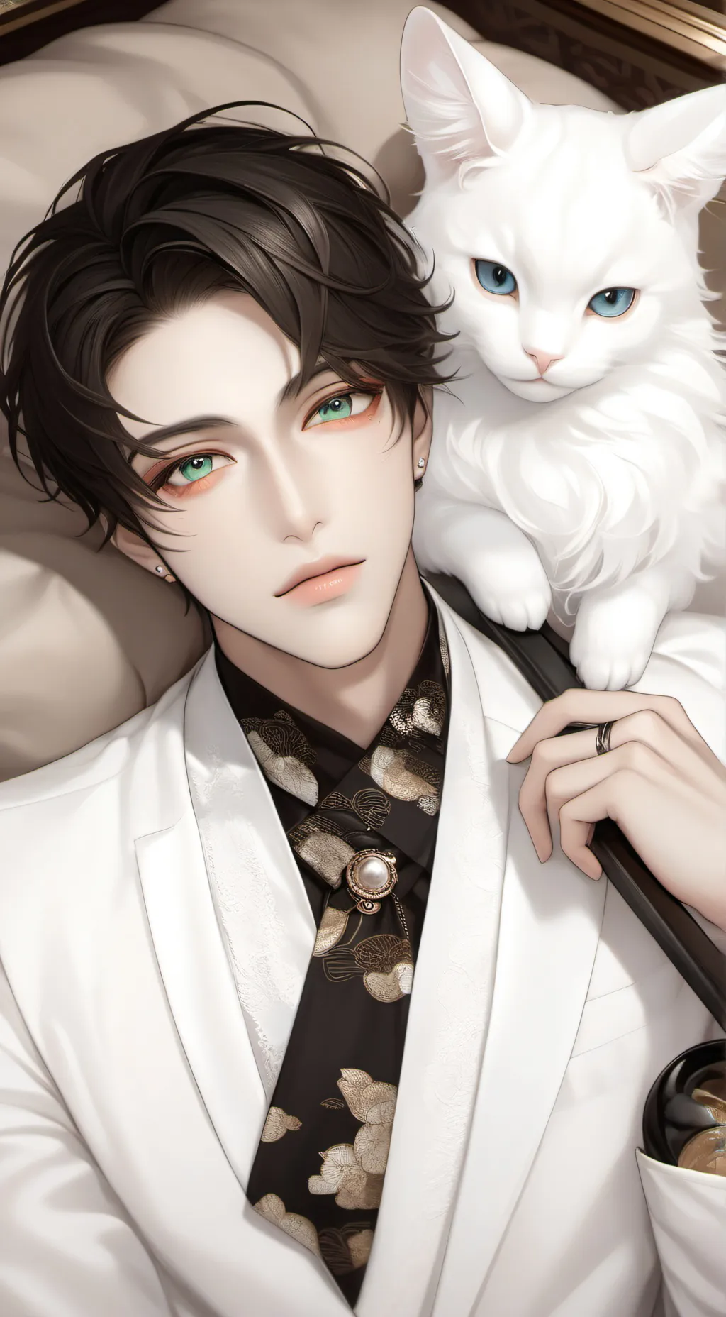 ai character: IKER☆ background