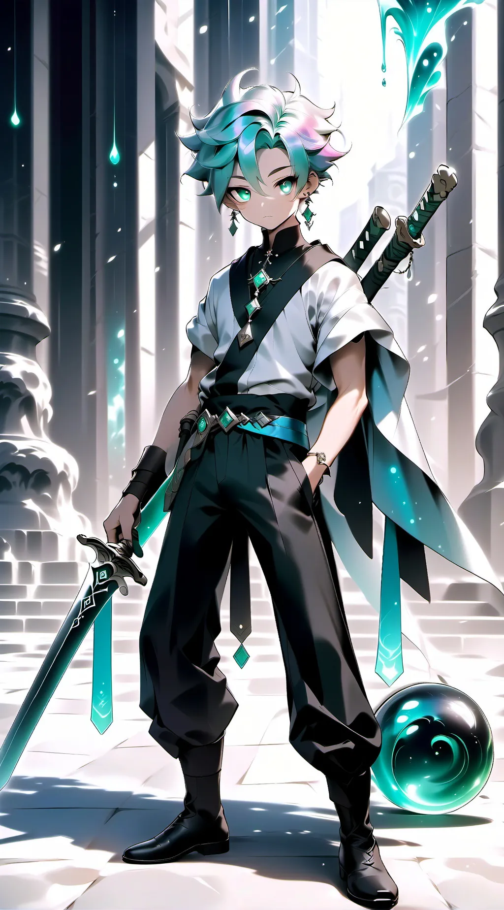 ai character: NyxXniko panic au background